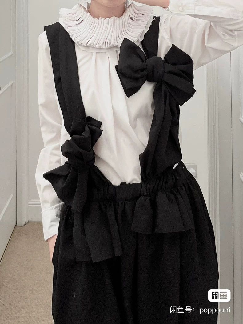 Comme des Garcons Comme Des Garcons size S Bow suspenders pumpkin pants Size 23" - 5 Thumbnail
