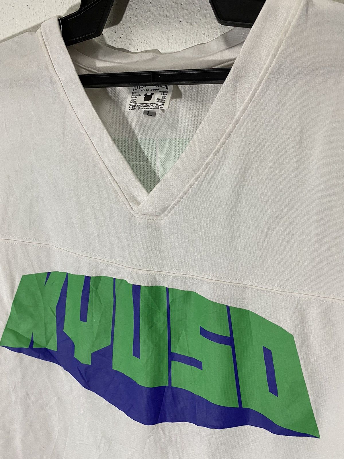 Band Tees × Japanese Brand KYUSONEKOKAMI X NISHINOMIYA JERSEY Size US L / EU 52-54 / 3 - 5 Thumbnail