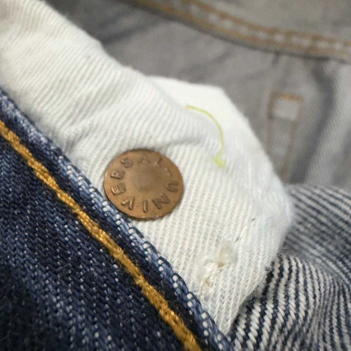 Studio D'Artisan Vintage 80s Japanese Raw Denim Indigo Master Selvage Size US 30 / EU 46 - 13 Thumbnail