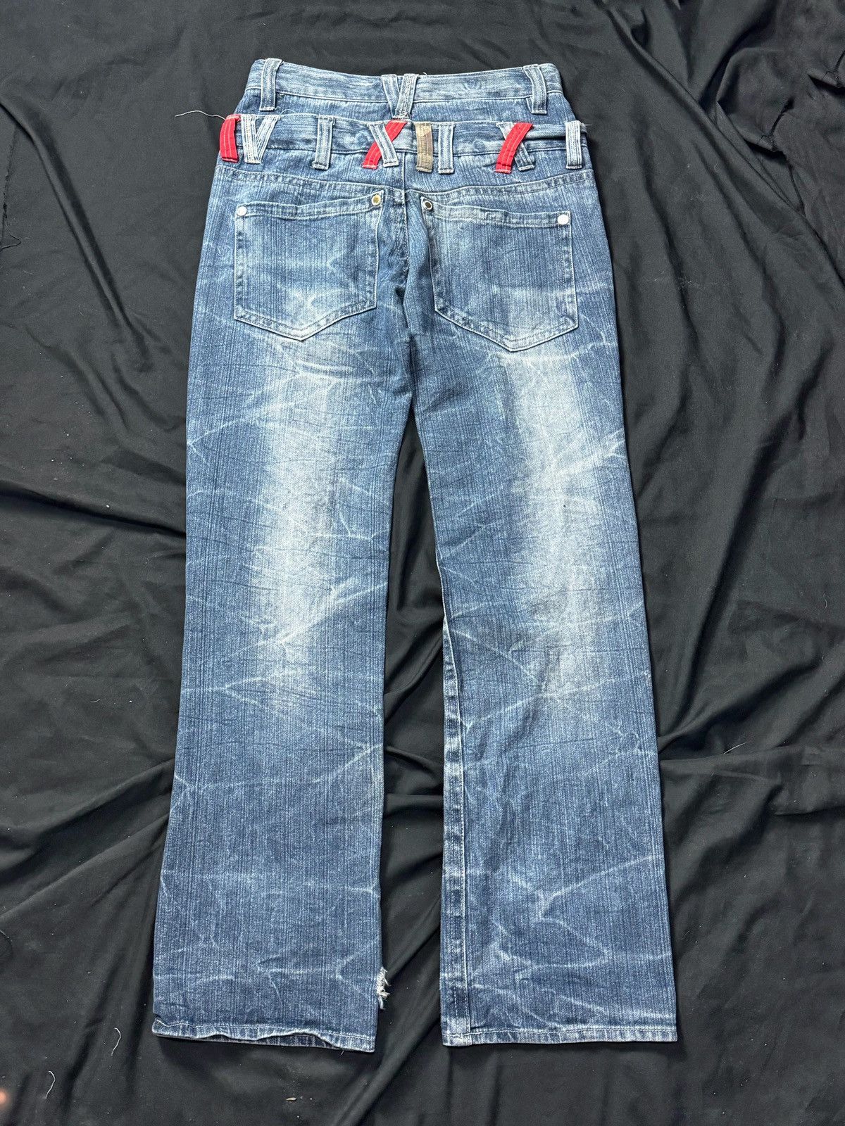 Tornado Mart Double Waist Sirmione Poem Japanese Denim PPFM Styled Size US 29 - 3 Thumbnail