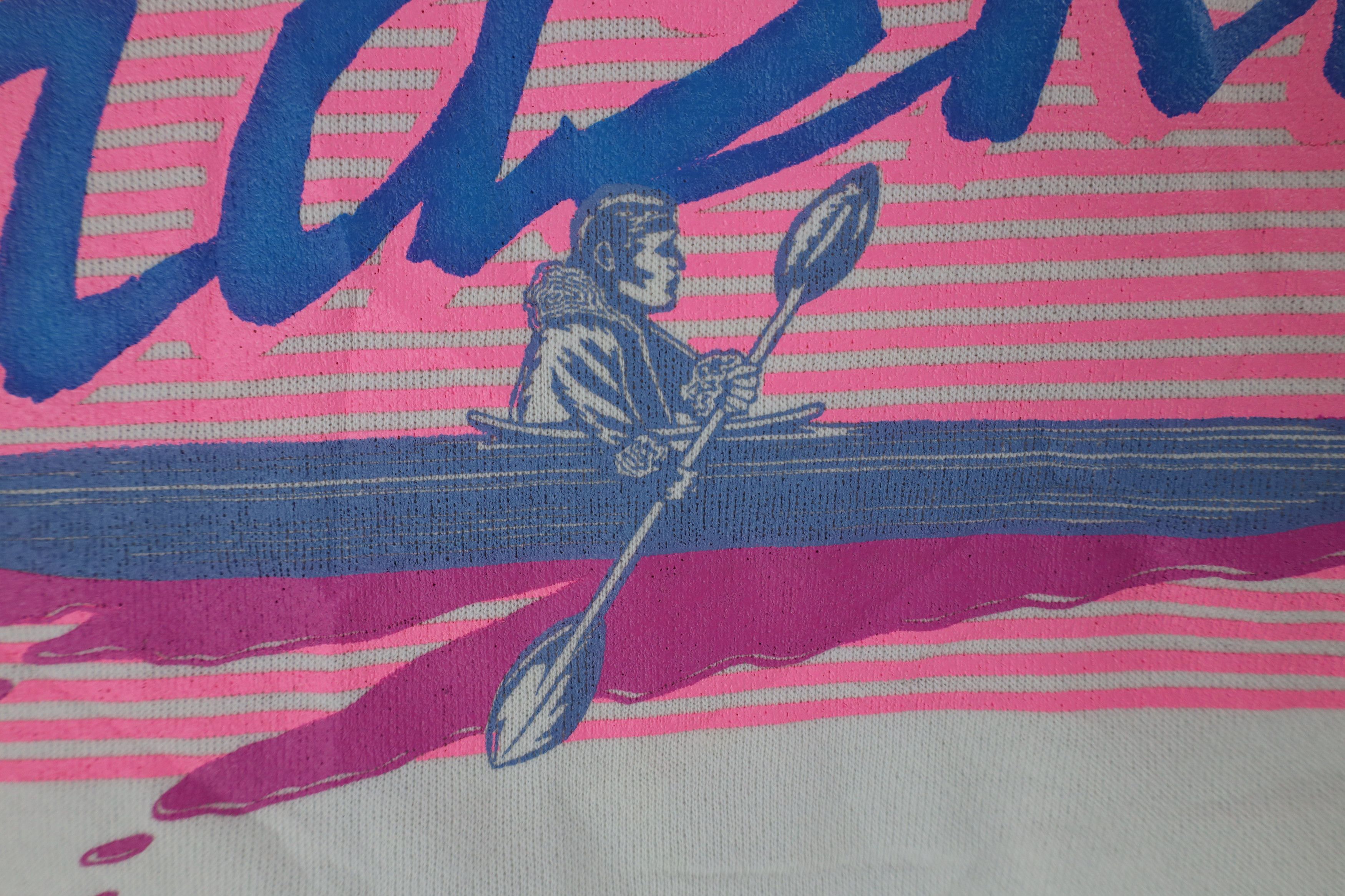 Vintage Vintage 90s Streetwear Spell Out Alaska Canoe Sweatshirt USA Size L / US 10 / IT 46 - 5 Thumbnail