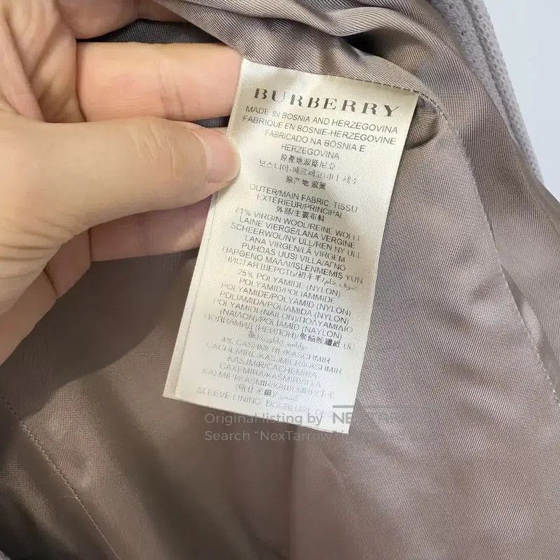Burberry Burberry Women's Winter Light Purple Wool Coat. Size S / US 4 / IT 40 - 4 Thumbnail