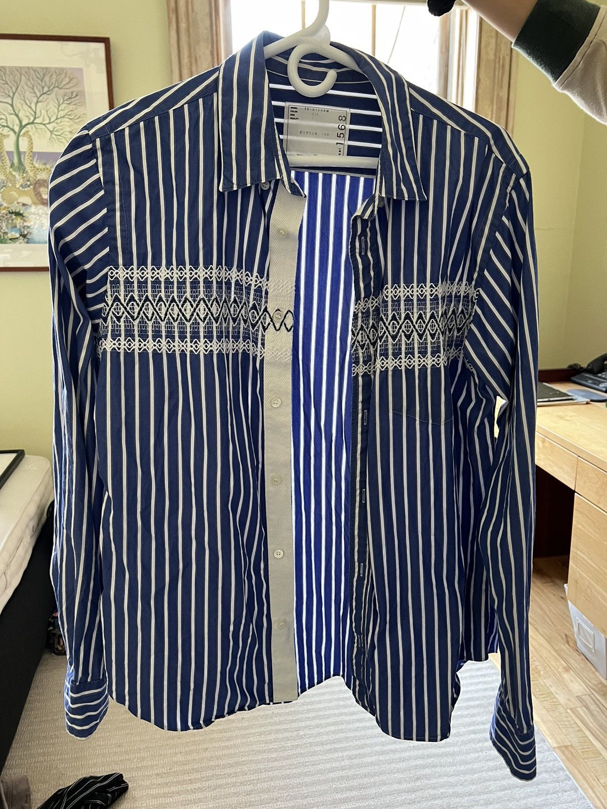 Sacai Blue Button Down