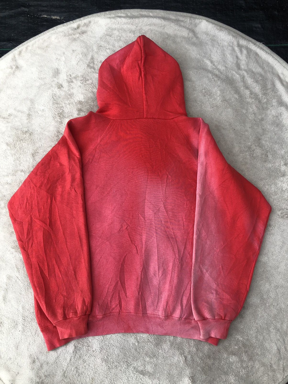 Vintage Vintage 80s Adidas Big Logo Distressed Hoodie Size US XL / EU 56 / 4 - 12 Thumbnail