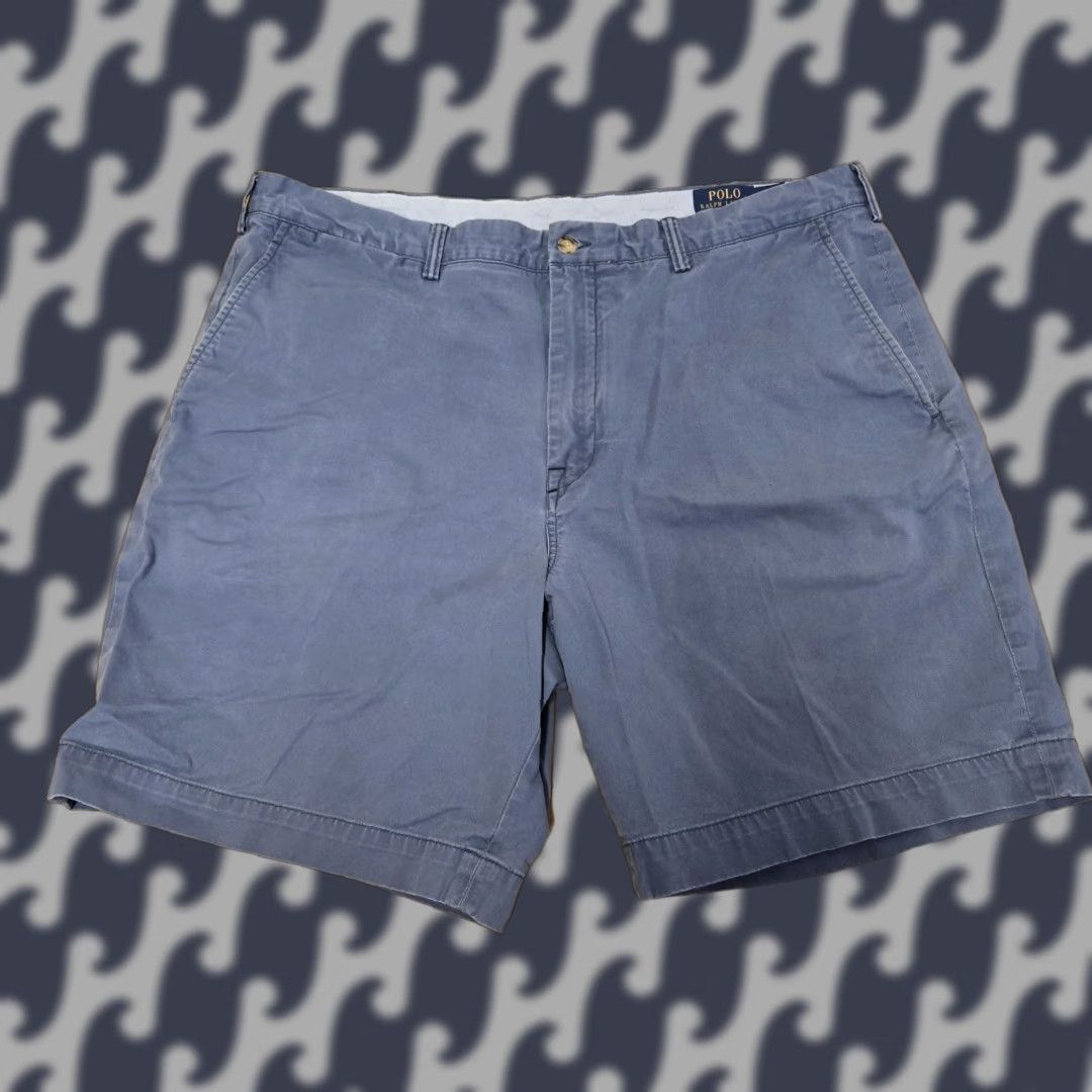 Polo Ralph Lauren Polo Ralph Lauren Shorts Mens 40 Chino Stretch Classic Fit Twill Blue The Polo Chino Mens Shorts 40 Blue Size US L / EU 52-54 / 3 - 1 Thumbnail