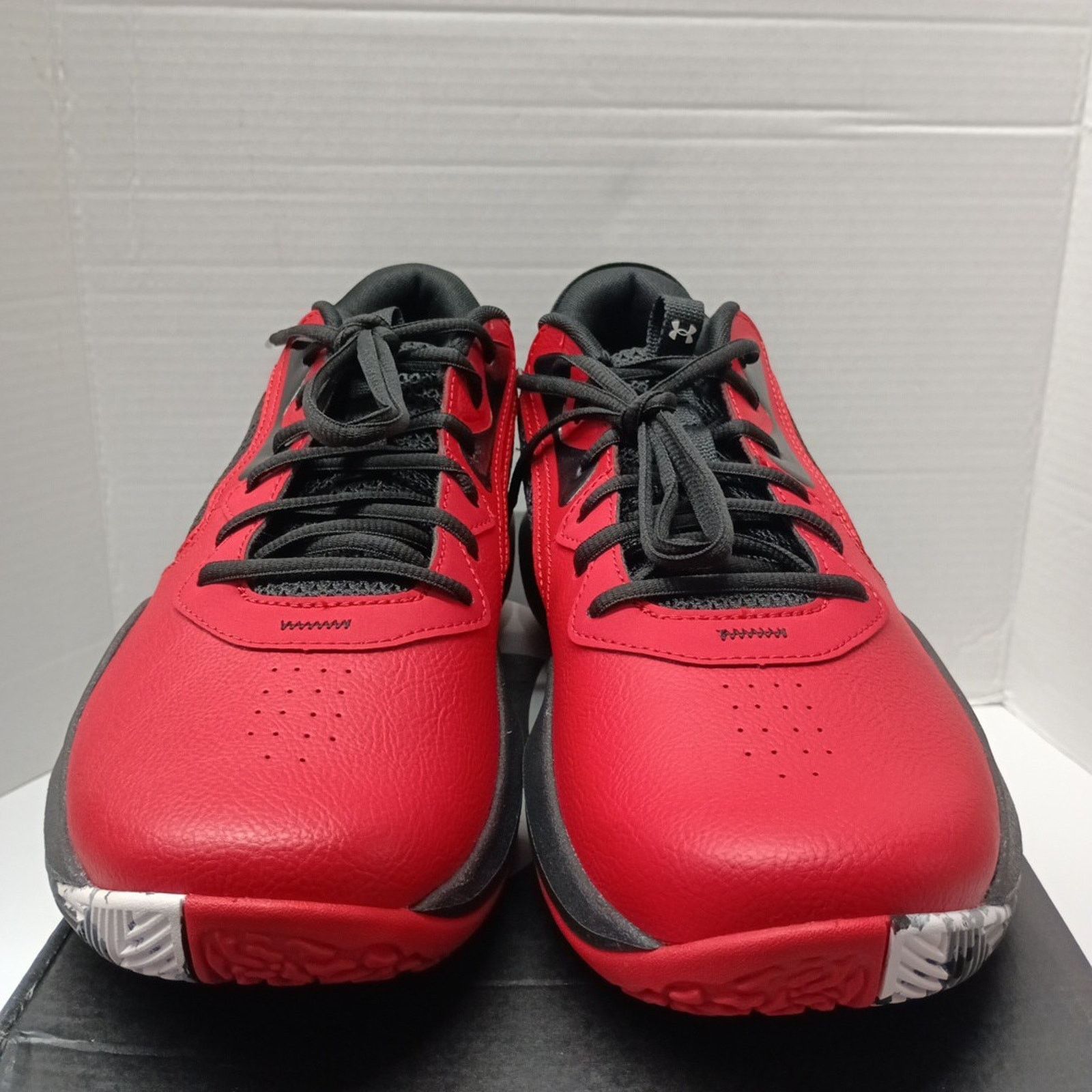 Under Armour Under Armour UA Lockdown 6 Basketball Shoes Size 11.5 Red Size US 11.5 / EU 44-45 - 2 Thumbnail