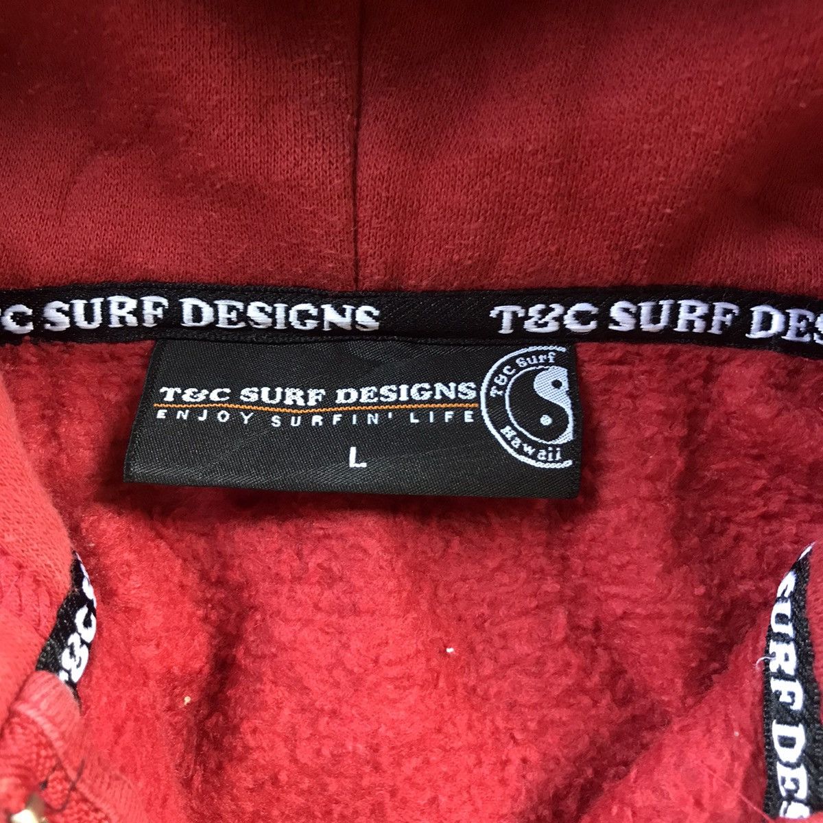 Vintage 2000’s zipper hoodie piko surf Size US L / EU 52-54 / 3 - 2 Thumbnail