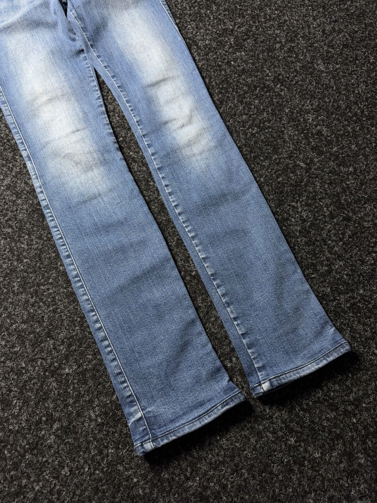 Diesel 00s Luxury Diesel Skinzee Super Skinny Jeans Y2K Low Rise Size 28" / US 6 / IT 42 - 4 Thumbnail