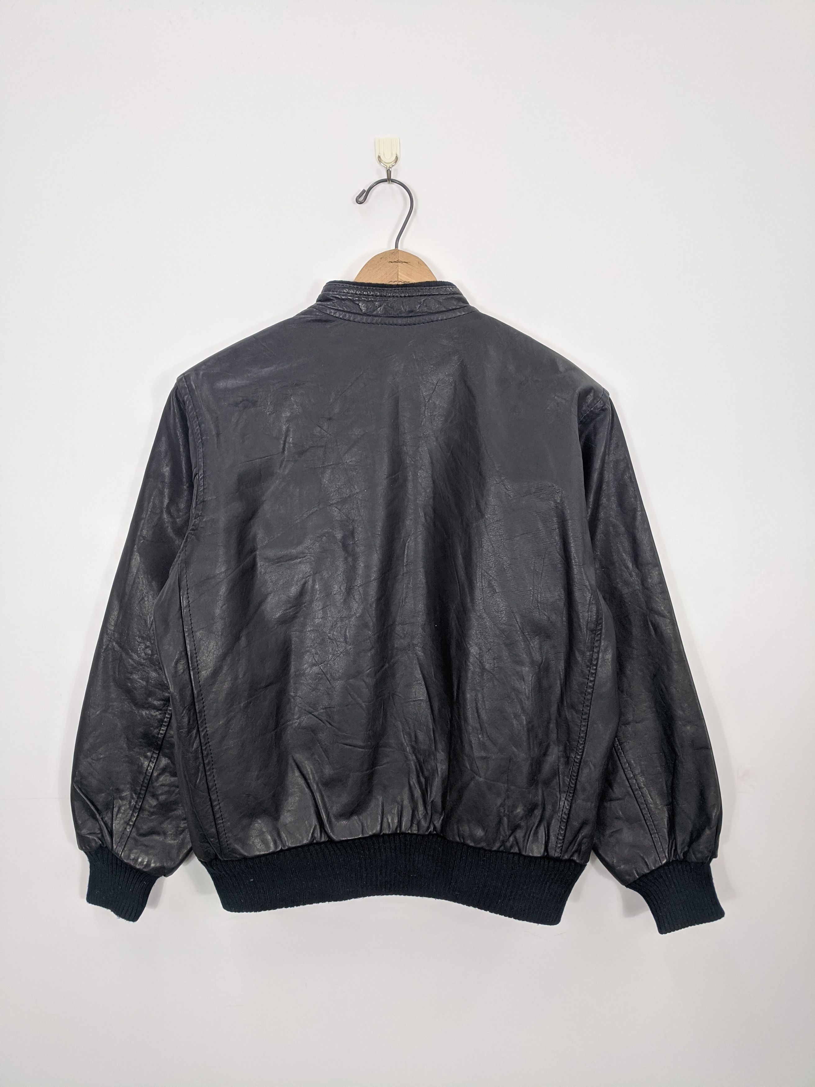 Vintage Vintage Leather Zipper Men Jacket J0346 Size US M / EU 48-50 / 2 - 3 Thumbnail