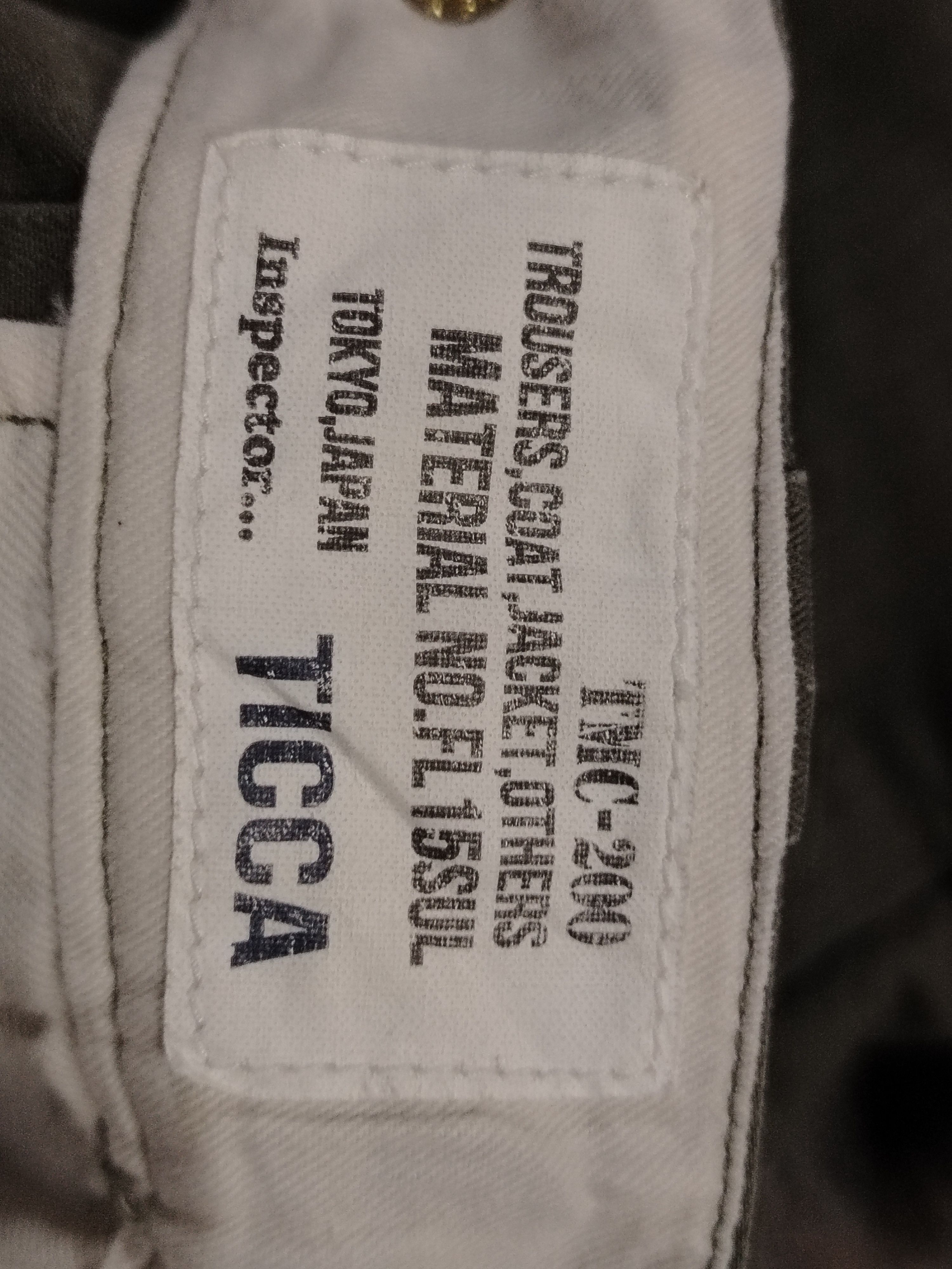 Japanese Brand TICCA TOKYO JAPAN HERRINGBONE TWILL HBT Size US 30 / EU 46 - 7 Thumbnail