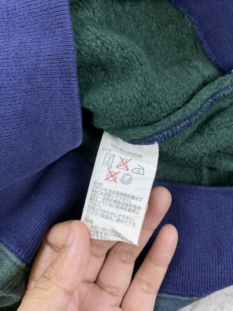 Polo Ralph Lauren Vtg Polo Ralph Lauren Green Plaid Jacquard Halfzipper Jacket Size US L / EU 52-54 / 3 - 9 Thumbnail