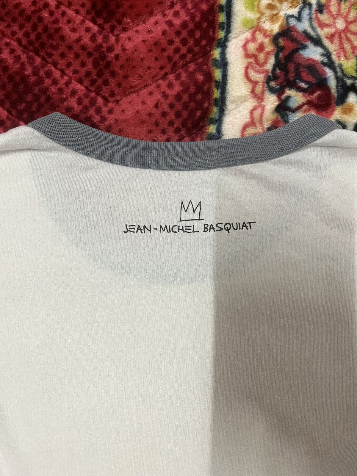 Jean-Michel Basquiat × Uniqlo Uniqlo X Jean Michel Basquiat Ringer Tshirt Size US L / EU 52-54 / 3 - 3 Thumbnail