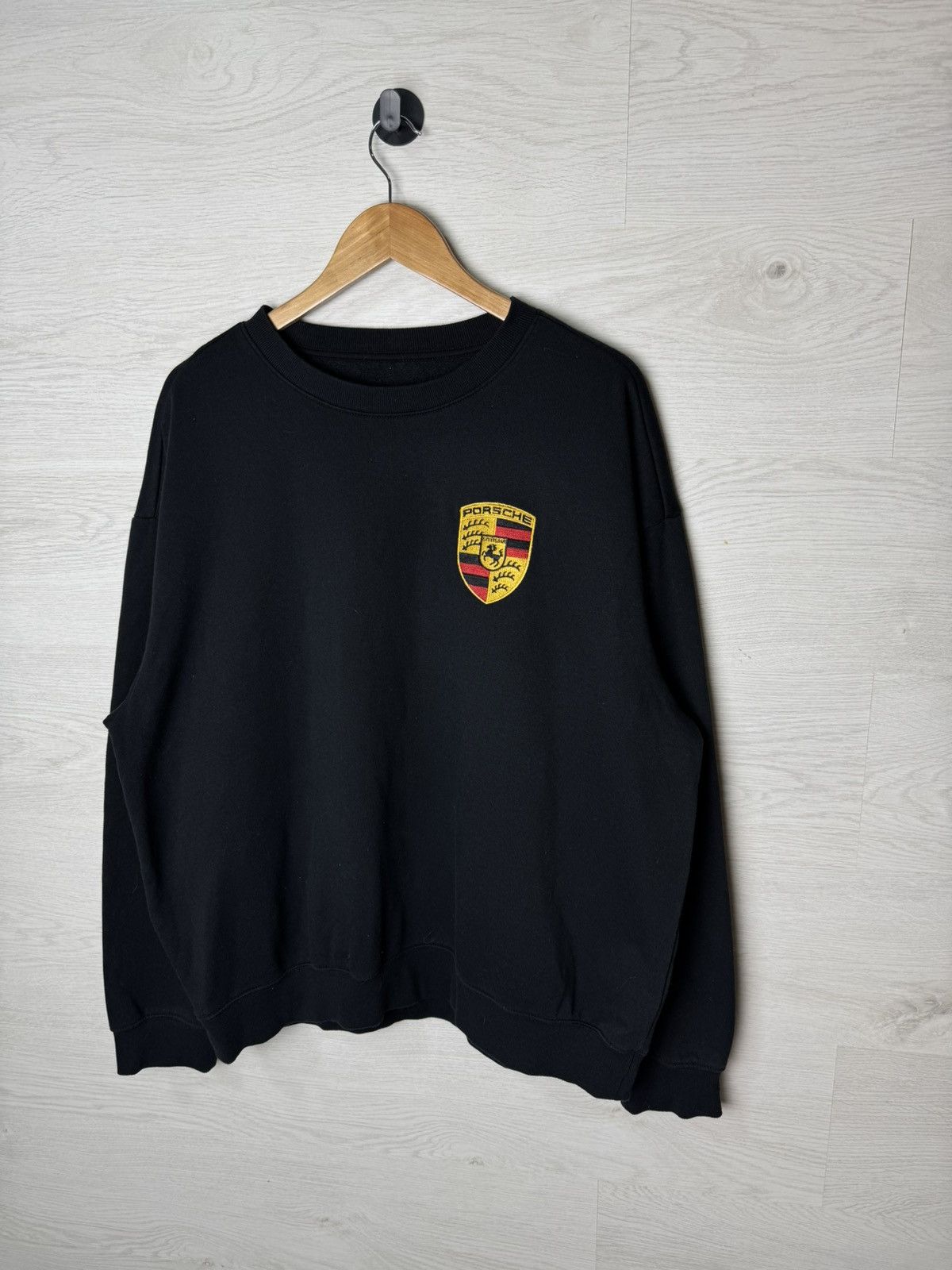 Vintage Vintage Porsche Logo Sweatshirt Racing Size US XL / EU 56 / 4 - 1 Thumbnail