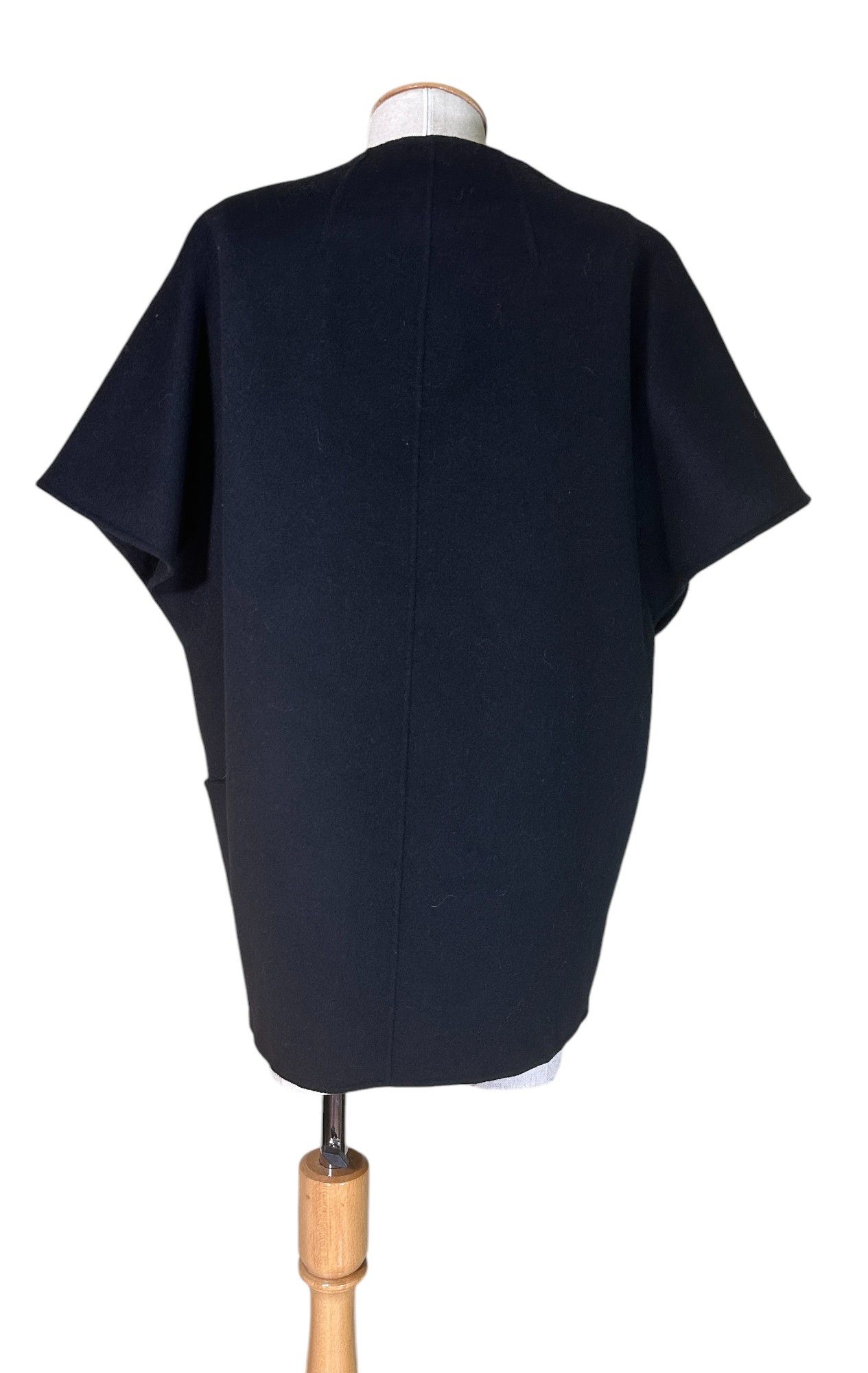 Max Mara × Weekend Max Mara Black wool coat jacket Size M / US 6-8 / IT 42-44 - 4 Thumbnail