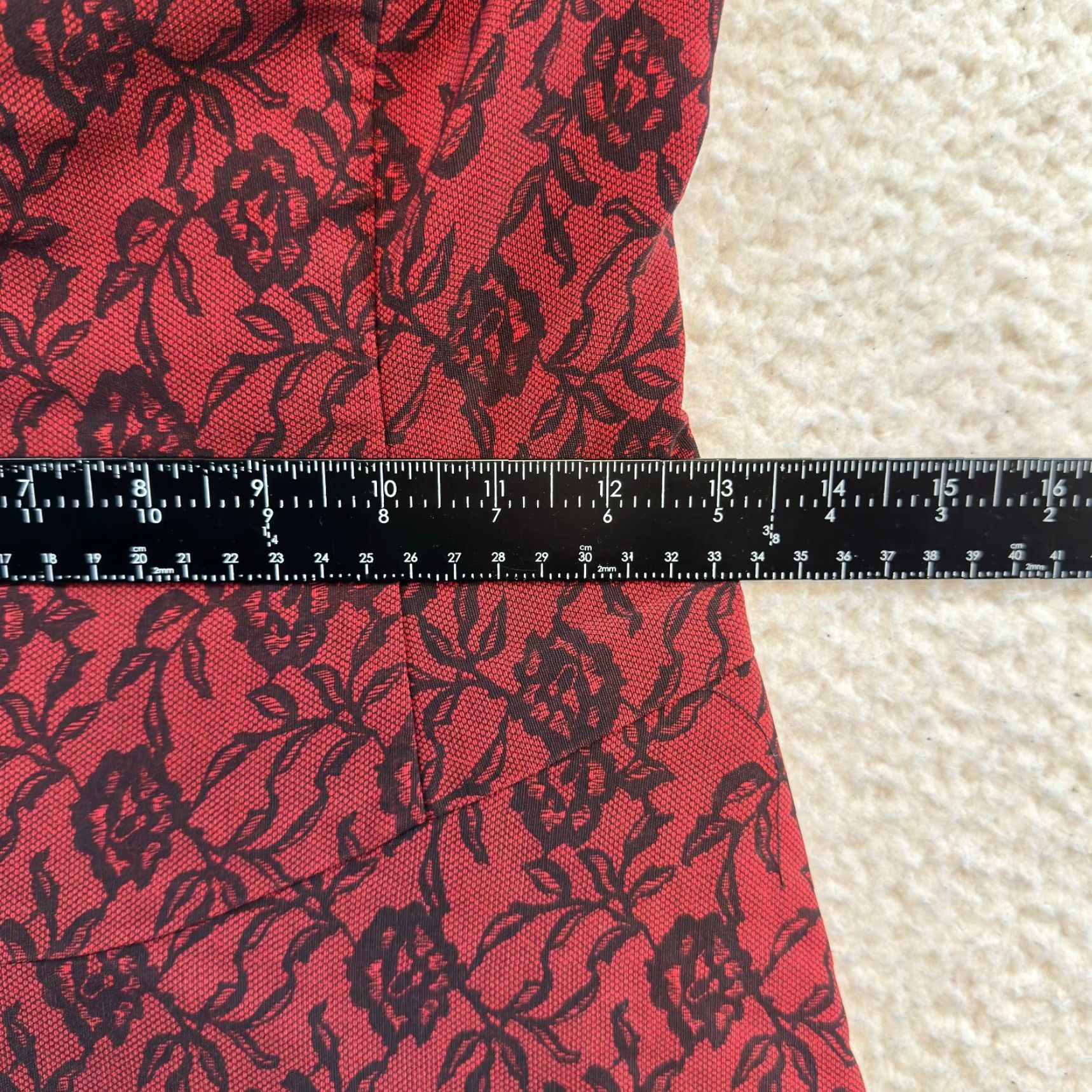 Vintage VINTAGE 90s Y2K Prom Formal Dress M Red Strapless Goth Whimsigoth Mens Girls? Size M / US 6-8 / IT 42-44 - 7 Thumbnail
