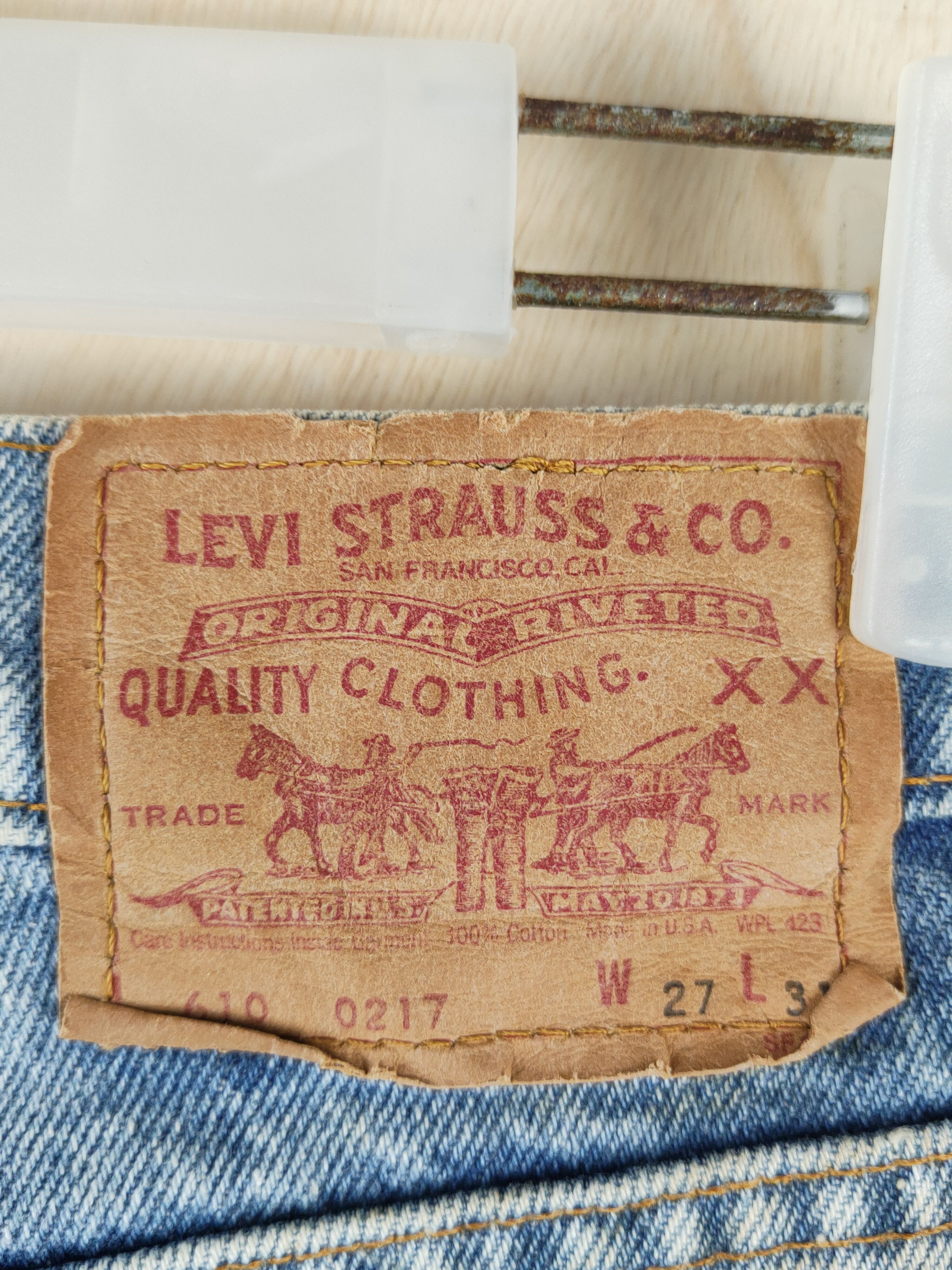 Levi's Levi's vintage Blue Distressed Ripped Jeans #S2476 Size US 26 / EU 42 - 11 Thumbnail