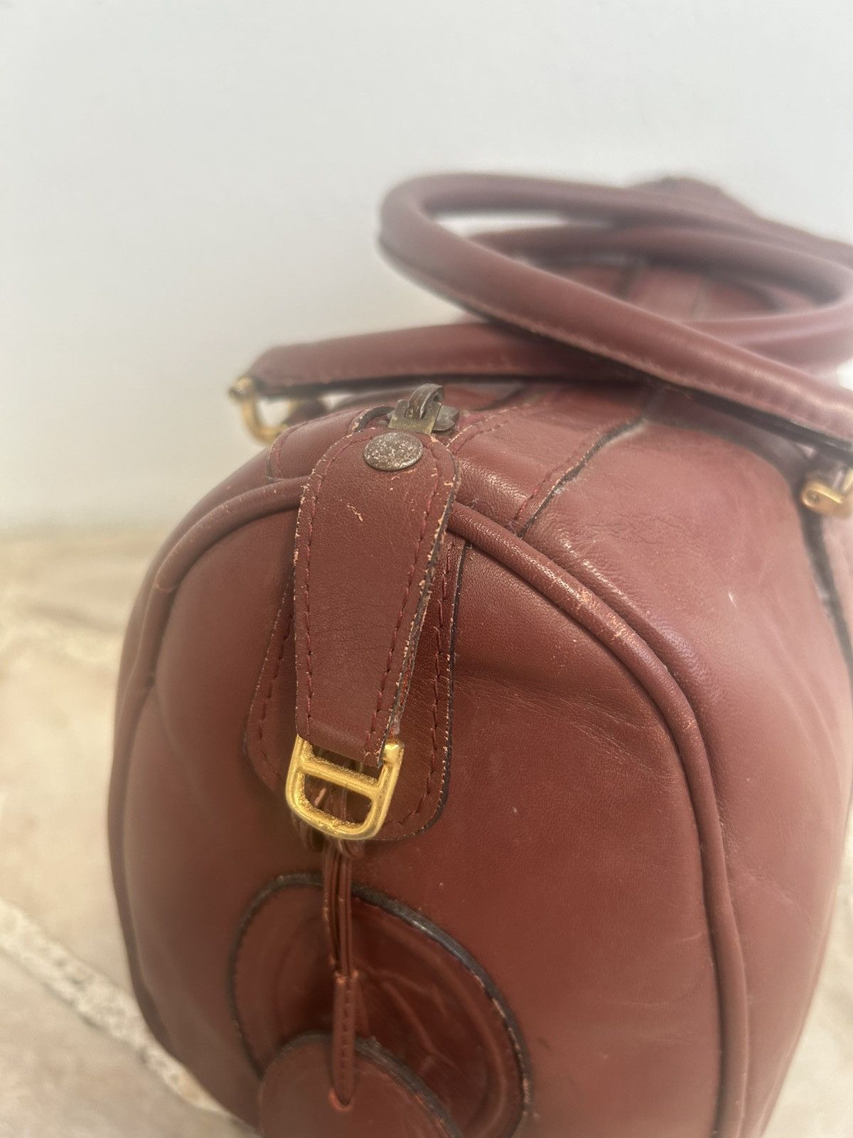 Cartier Wine Red Duffel Bag Vintage Cartier Size ONE SIZE - 5 Thumbnail