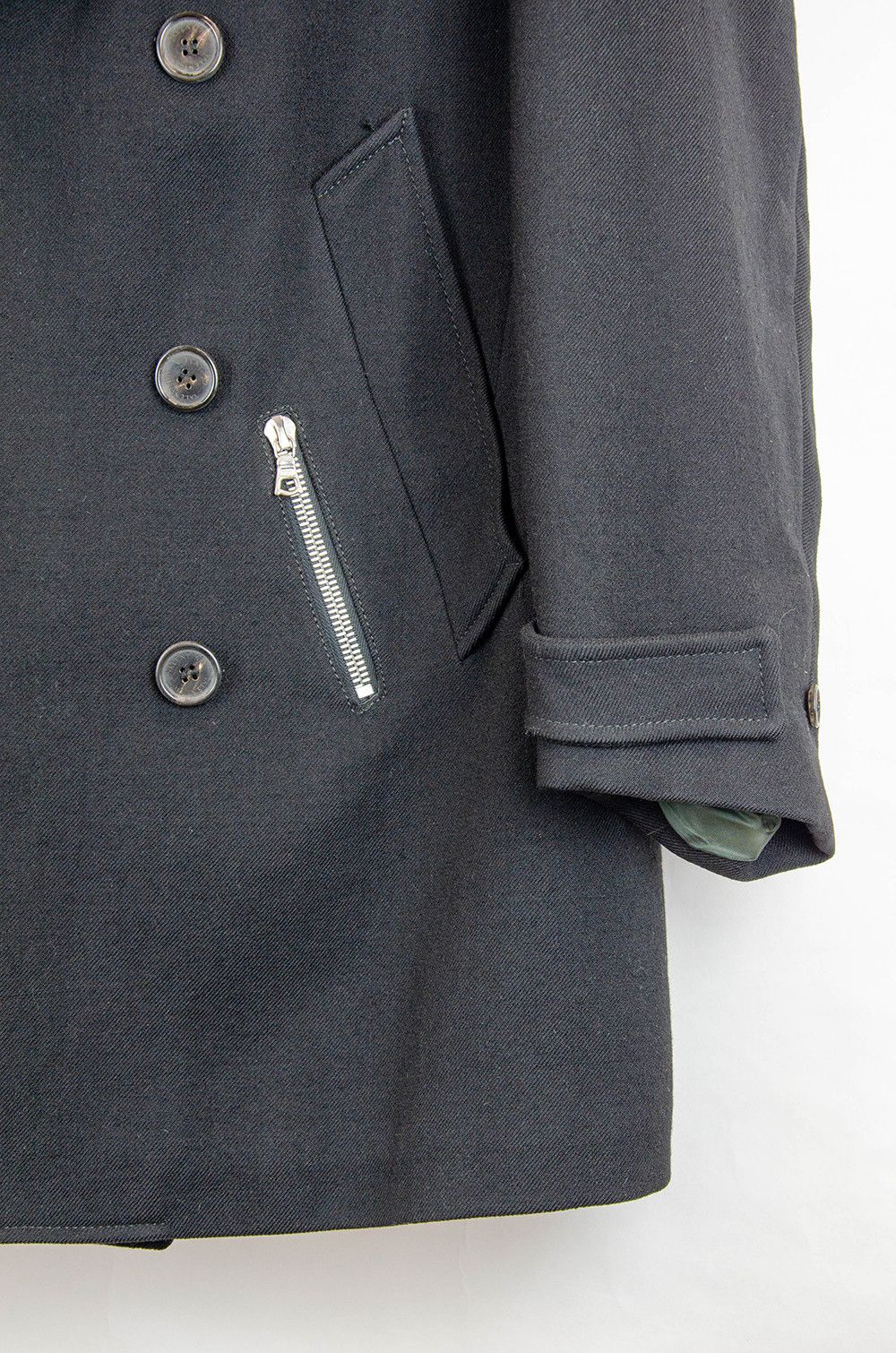 Valentino Valentino Double Breasted Wool Overcoat Black IT54 Size US L / EU 52-54 / 3 - 4 Thumbnail