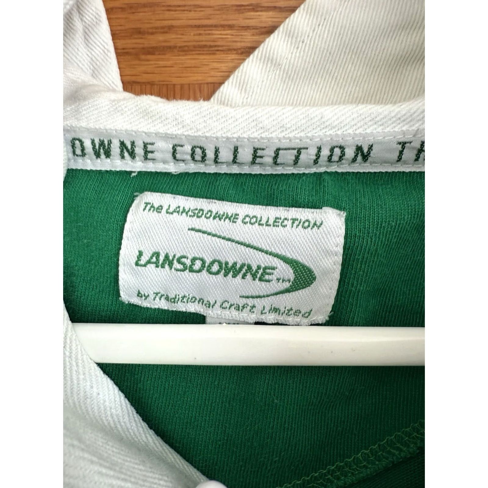 Vintage VINTAGE Lansdowne Green Clover Pullover Knit Rugby Sweater L Men Green Embroidered Vintage: Yes Size US L / EU 52-54 / 3 - 4 Thumbnail