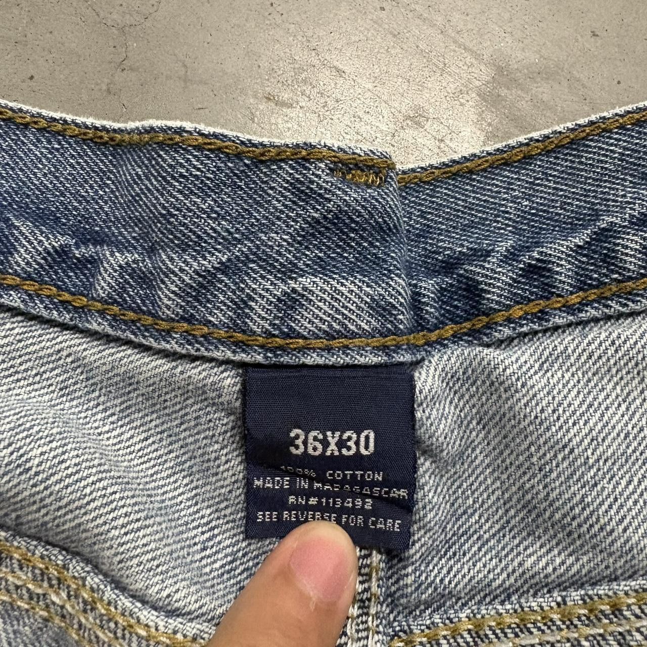 Vintage Crazy Vintage Y2K 2000s Baggy Light Wash Carpenter Workwear Grunge Denim Jeans Size US 36 / EU 52 - 6 Thumbnail