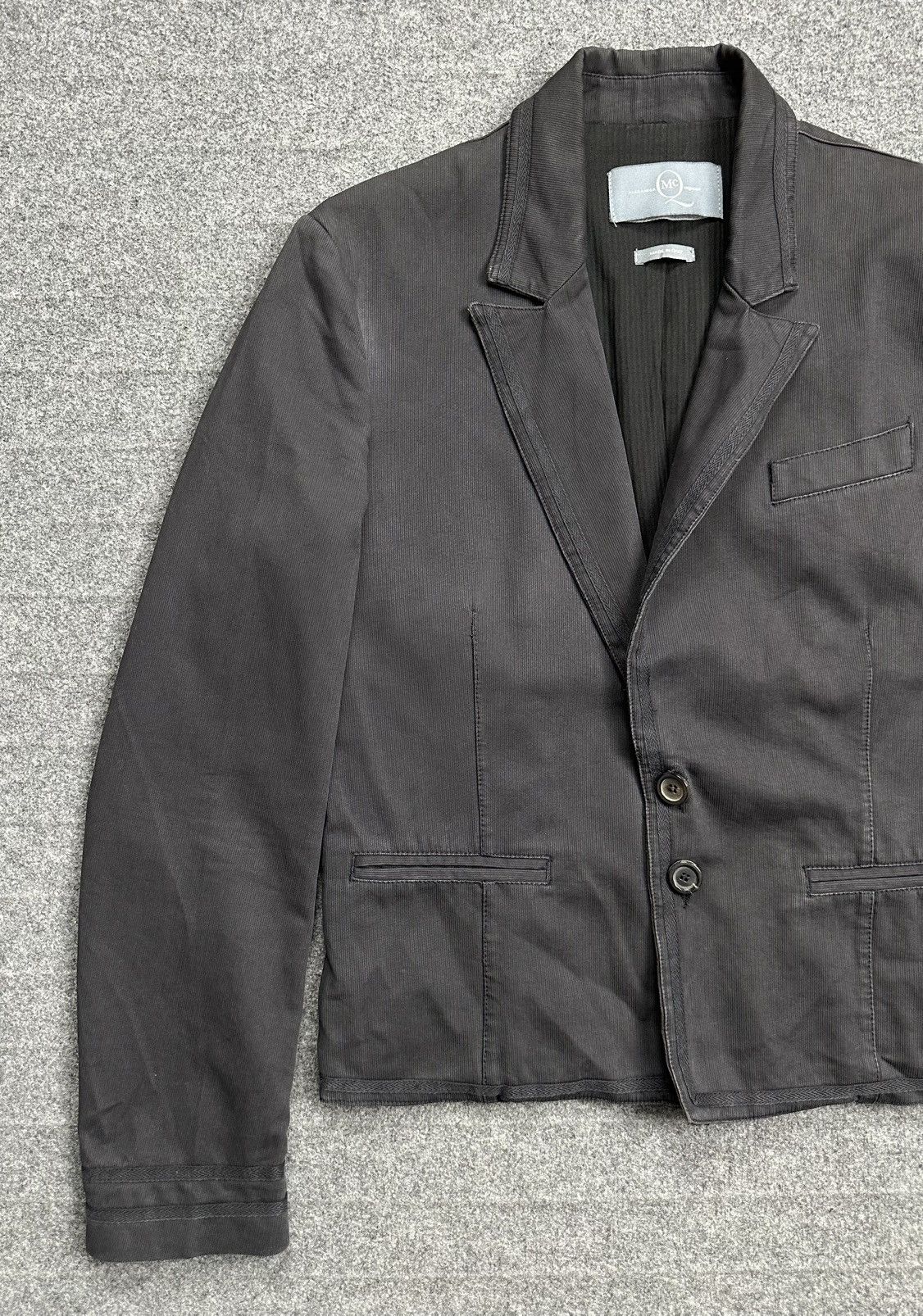 Alexander McQueen Alexander Mcqueen - Vintage Cropped Blazer Jacket - Trimmed Size 46R - 5 Thumbnail