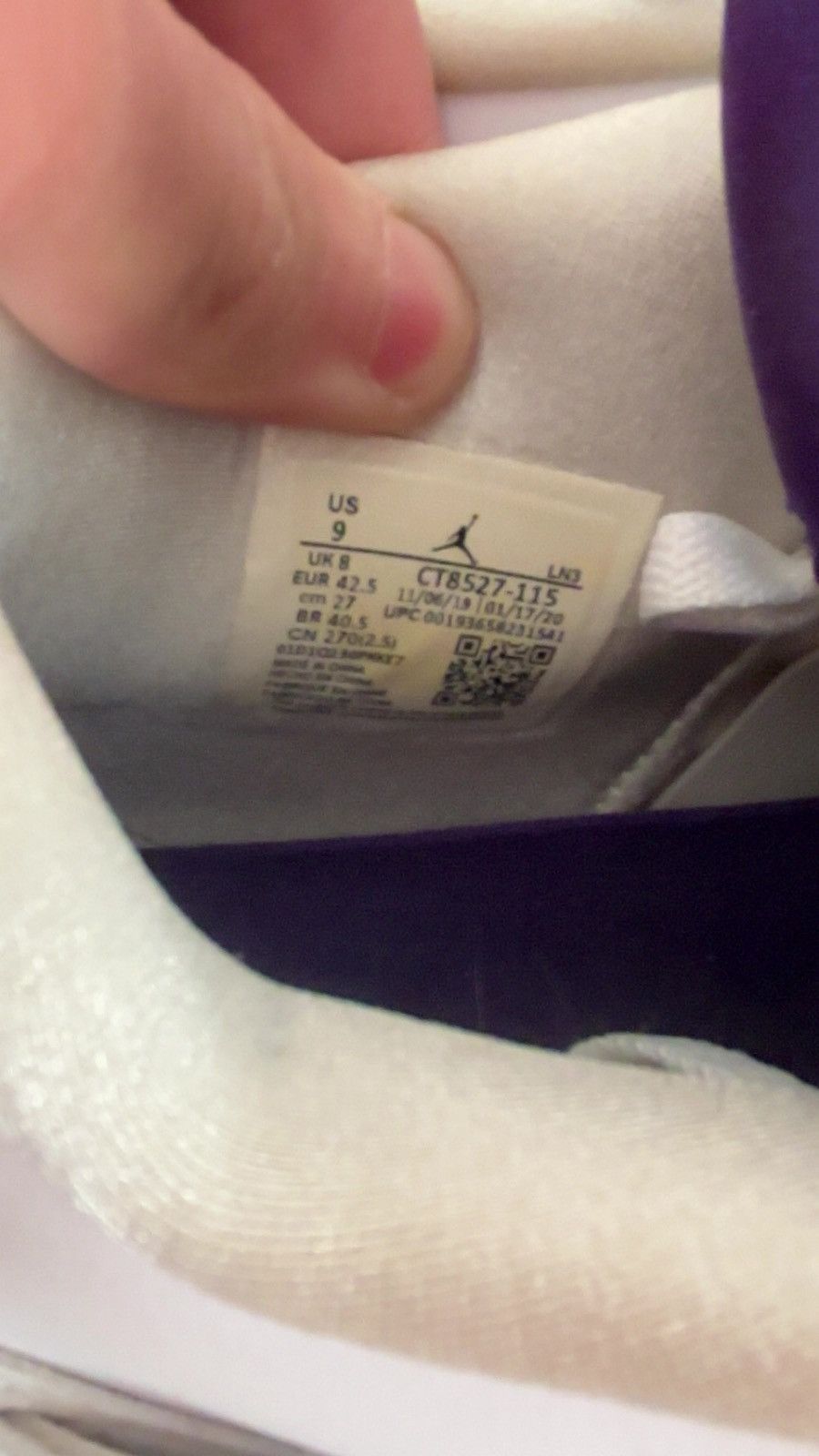 Jordan Brand Jordan 4 metallic purple Size US 9 / EU 42 - 6 Thumbnail
