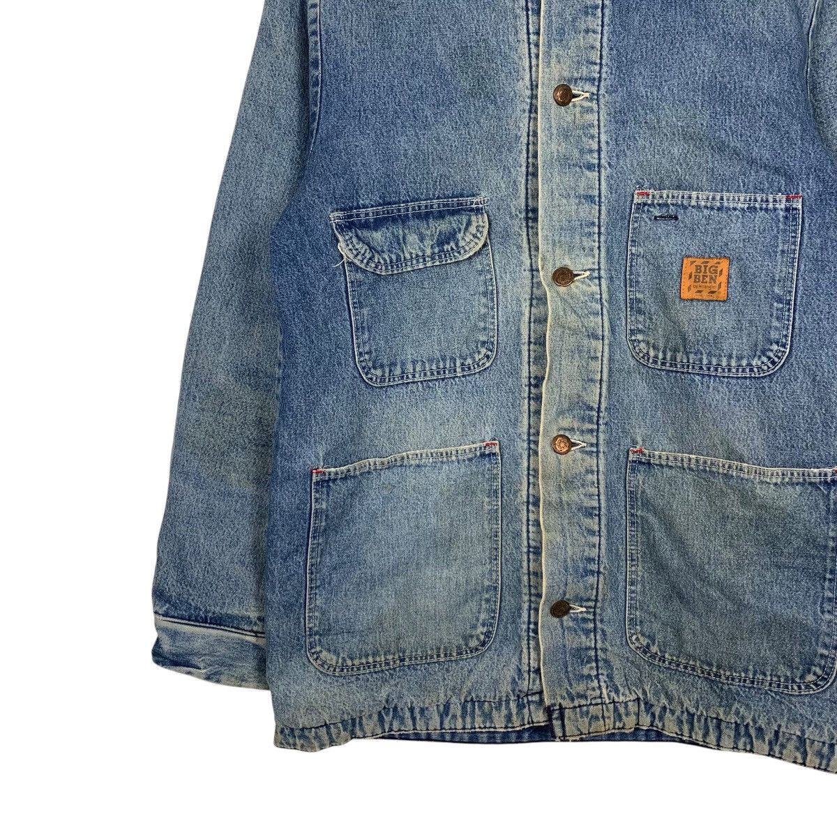 Japanese Brand BIG BEN by Wrangler Blanket Lined Denim Jacket #2141-C94 Size US M / EU 48-50 / 2 - 3 Thumbnail