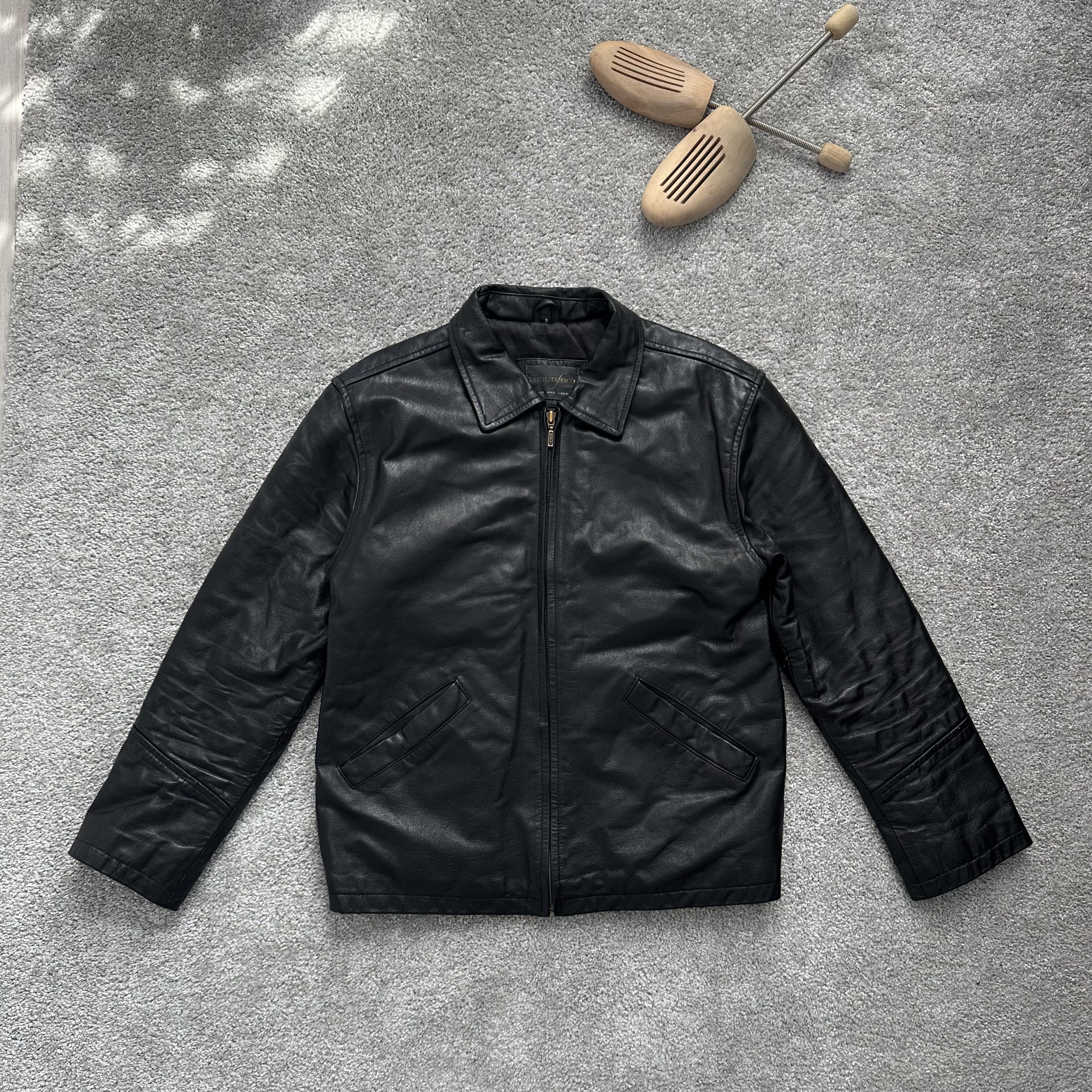 Genuine Leather Fat 100% Genuine Leather Vintage Black Avant Garde Jacket Size US S / EU 44-46 / 1 - 4 Thumbnail