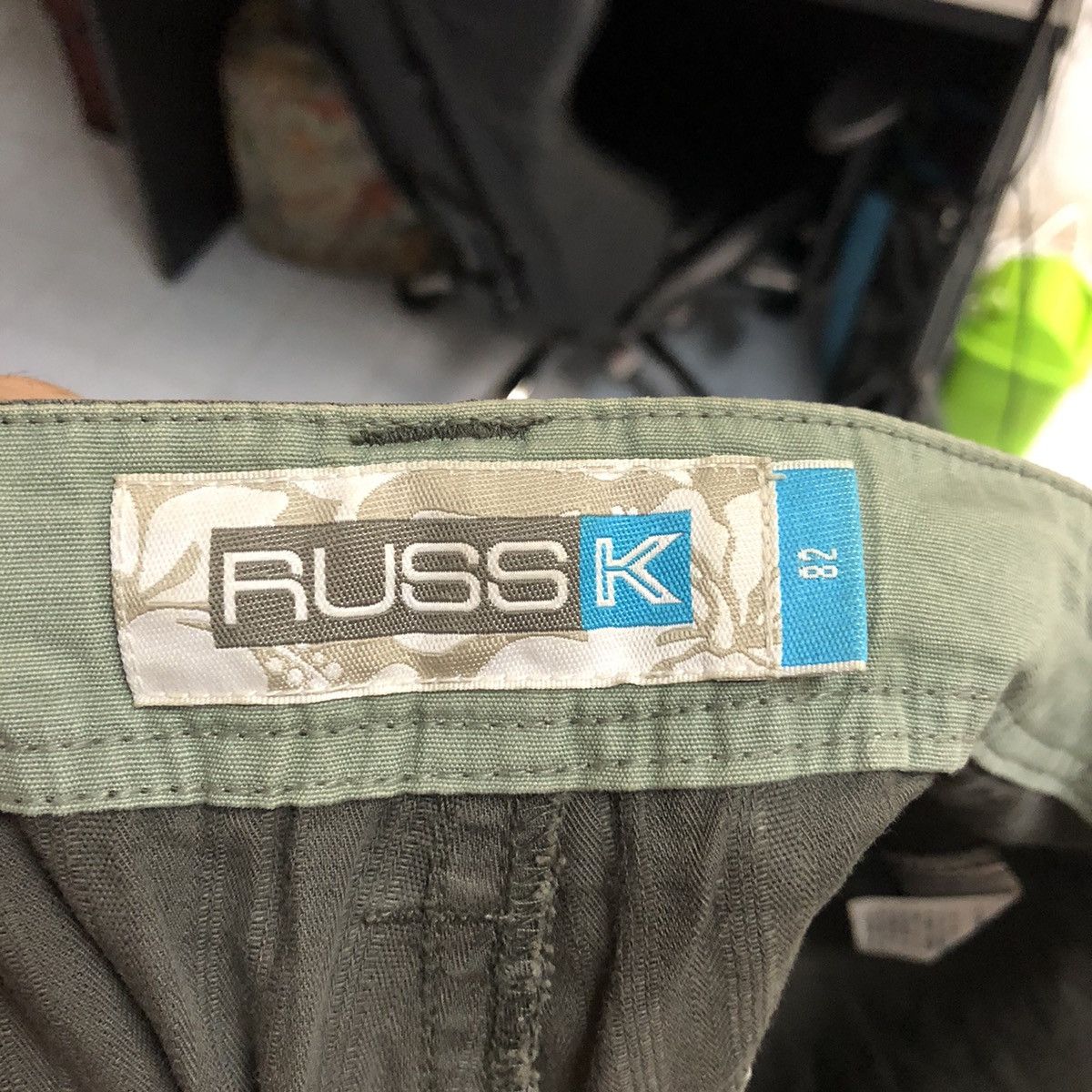 Japanese Brand DL Russ K Brown Cargo vintage Casual Pants #C214 Size US 33 - 17 Thumbnail