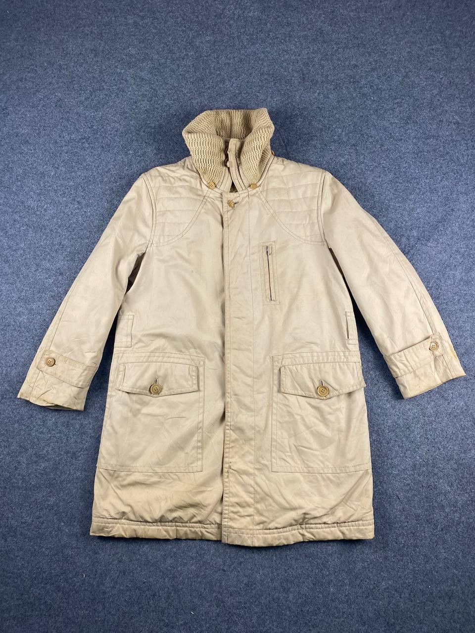 Japanese Brand mr musashi japanese brand long jacket sherpa lining Size US L / EU 52-54 / 3 - 1 Thumbnail