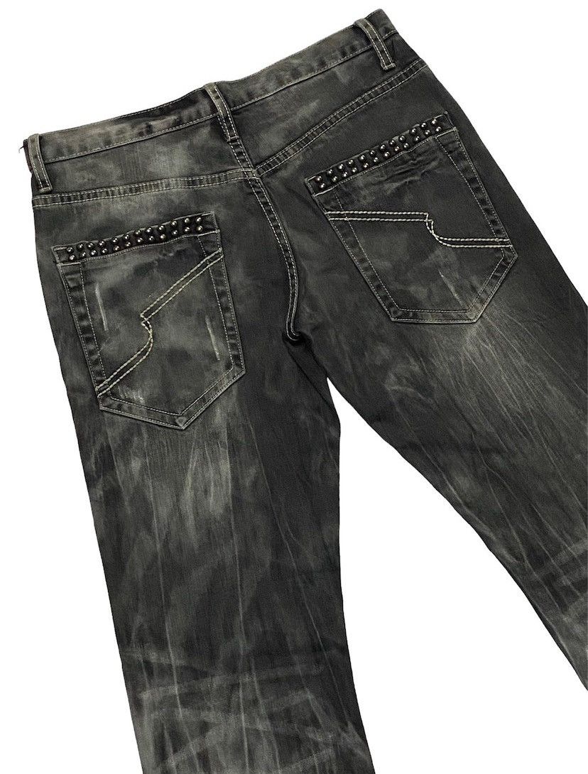 If Six Was Nine × Japanese Brand Semanticdesign Flare Smoke Wash Denim Pants Size US 30 / EU 46 - 22 Thumbnail
