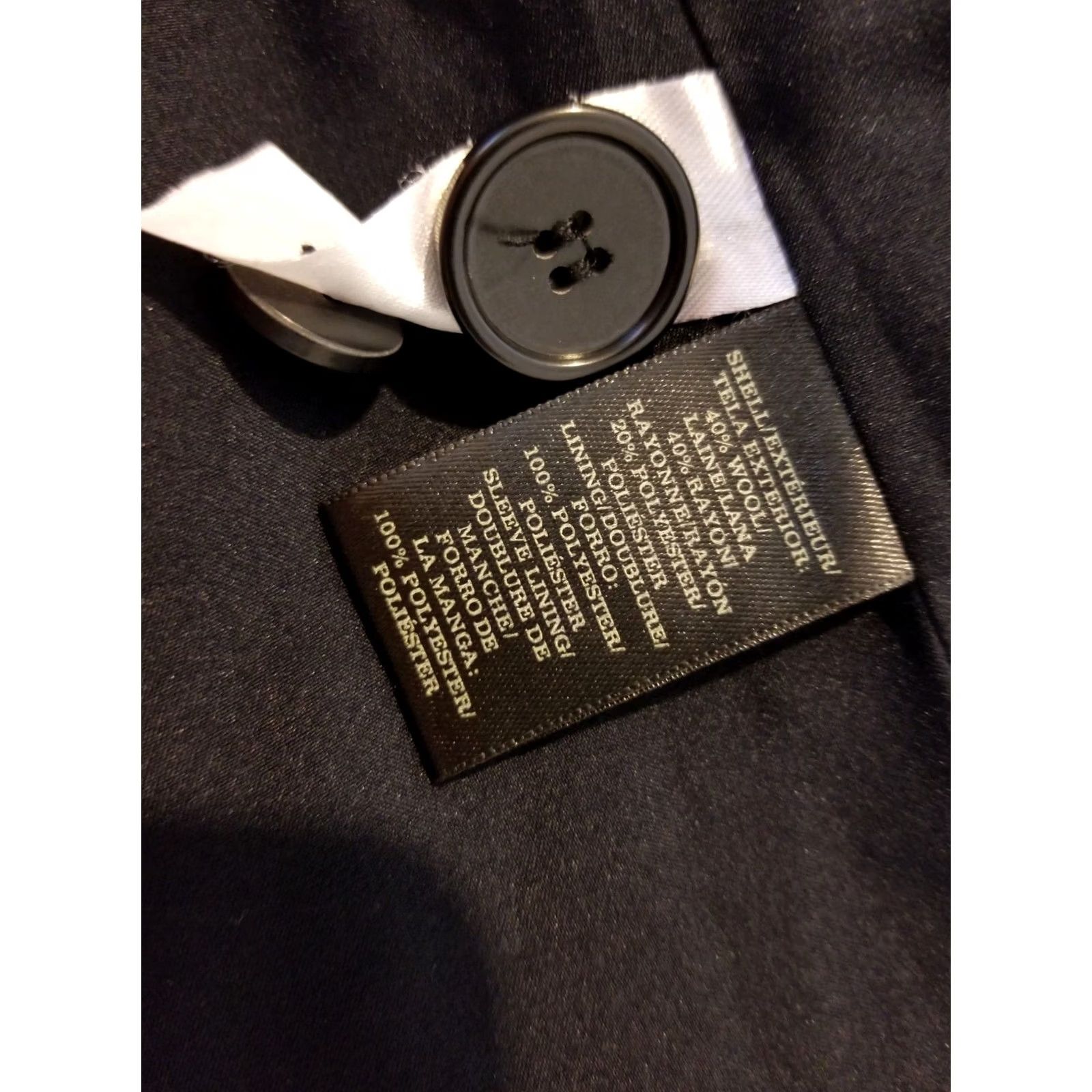 Ann Taylor Ann Taylor Wool Jacket Blazer 8 Black Womens Size M / US 6-8 / IT 42-44 - 7 Thumbnail