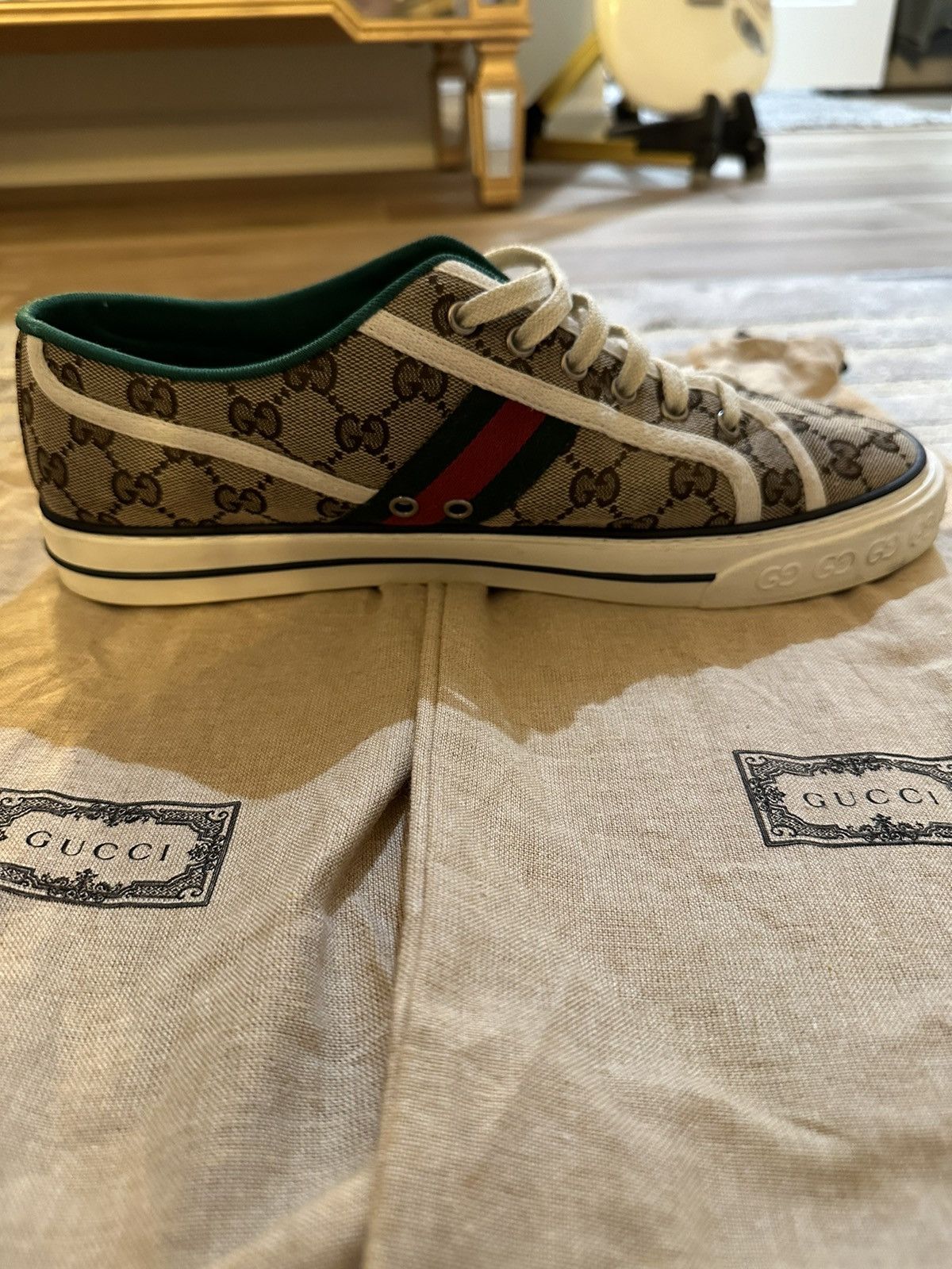 Gucci GG GUCCI TENNIS 1977 SNEAKER Size US 10 / EU 43 - 7 Thumbnail