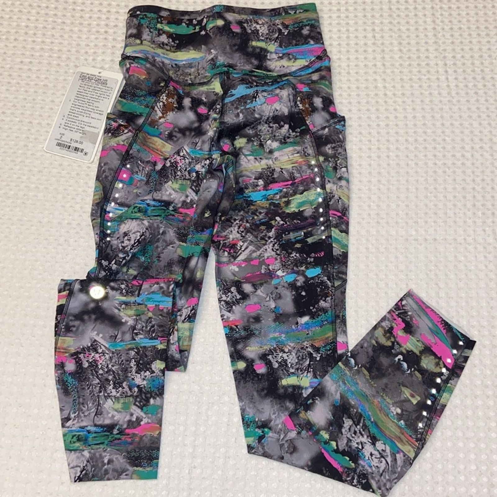 Lululemon NEW! LULULEMON Sz 2 Fast Free HR Tight 25” Running Leggings Size 26" / US 2 / IT 38 - 5 Thumbnail
