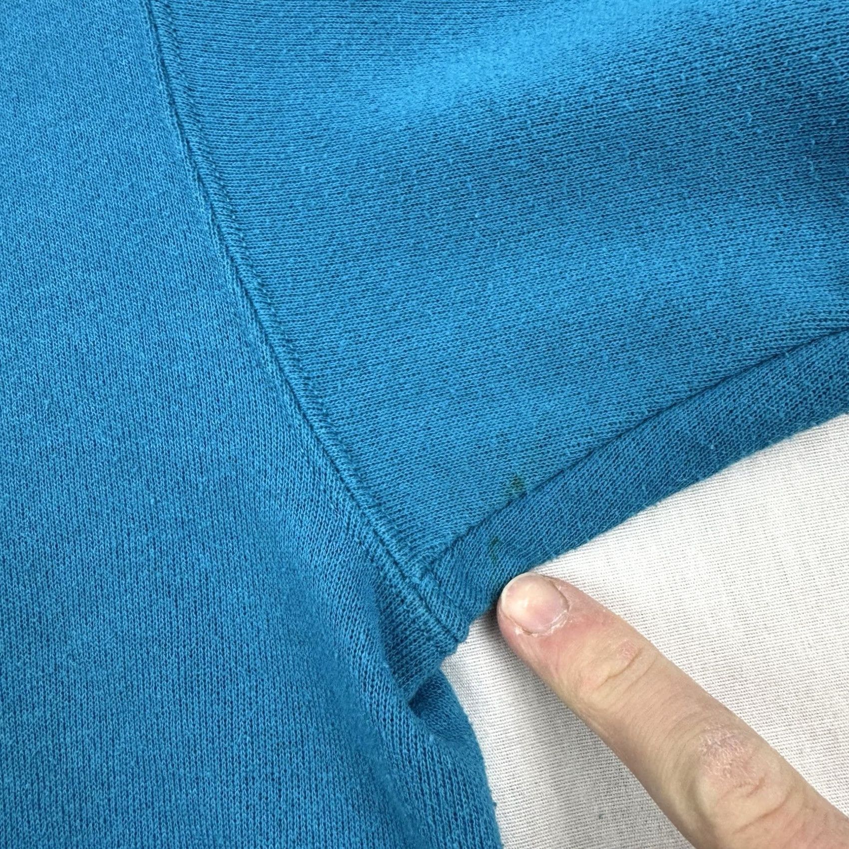 Hanes VINTAGE Hanes Golf Sweatshirt Adult XL Pullover Sport Outdoor Dad 90s USA Blue Size US XL / EU 56 / 4 - 7 Thumbnail