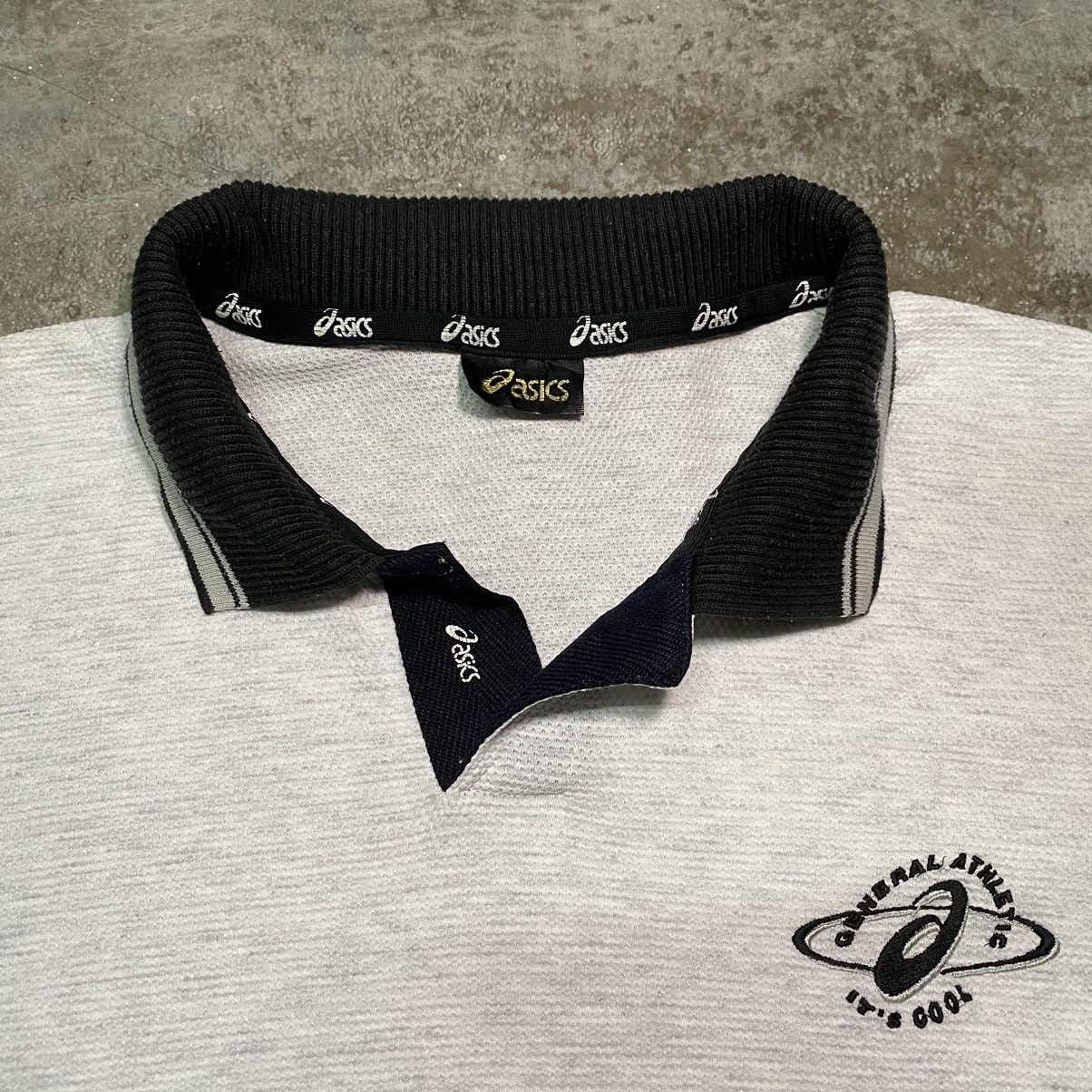 Asics × Vintage Vintage Asics General Athletic Polos T Shirt Size US XL / EU 56 / 4 - 2 Thumbnail