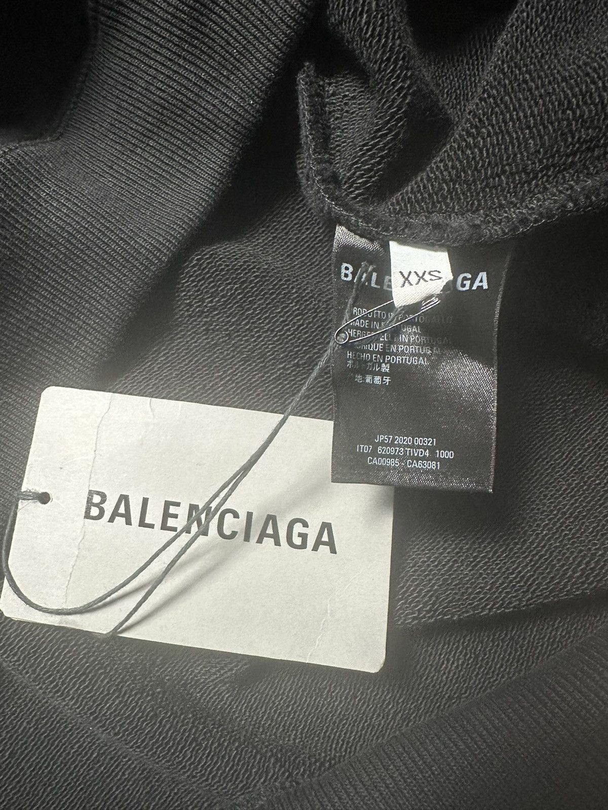 Balenciaga Balenciaga GymWear oversized Hoodie black XXS Size US XXS / EU 40 - 5 Thumbnail