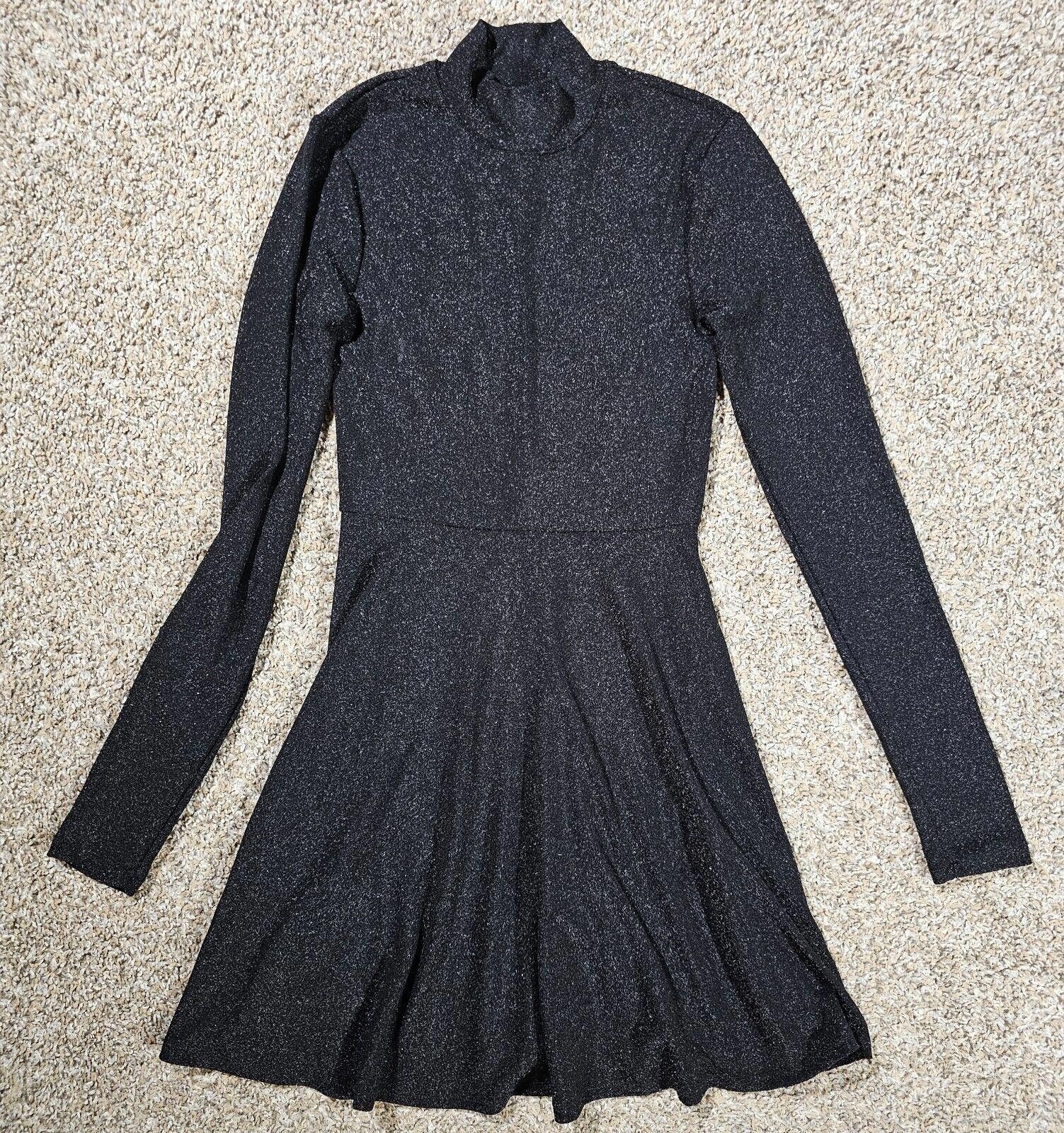 Designer Wild Fable Mock Neck Black Shimmery Dress - Women’s XS Size XS / US 0-2 / IT 36-38 - 1 Thumbnail