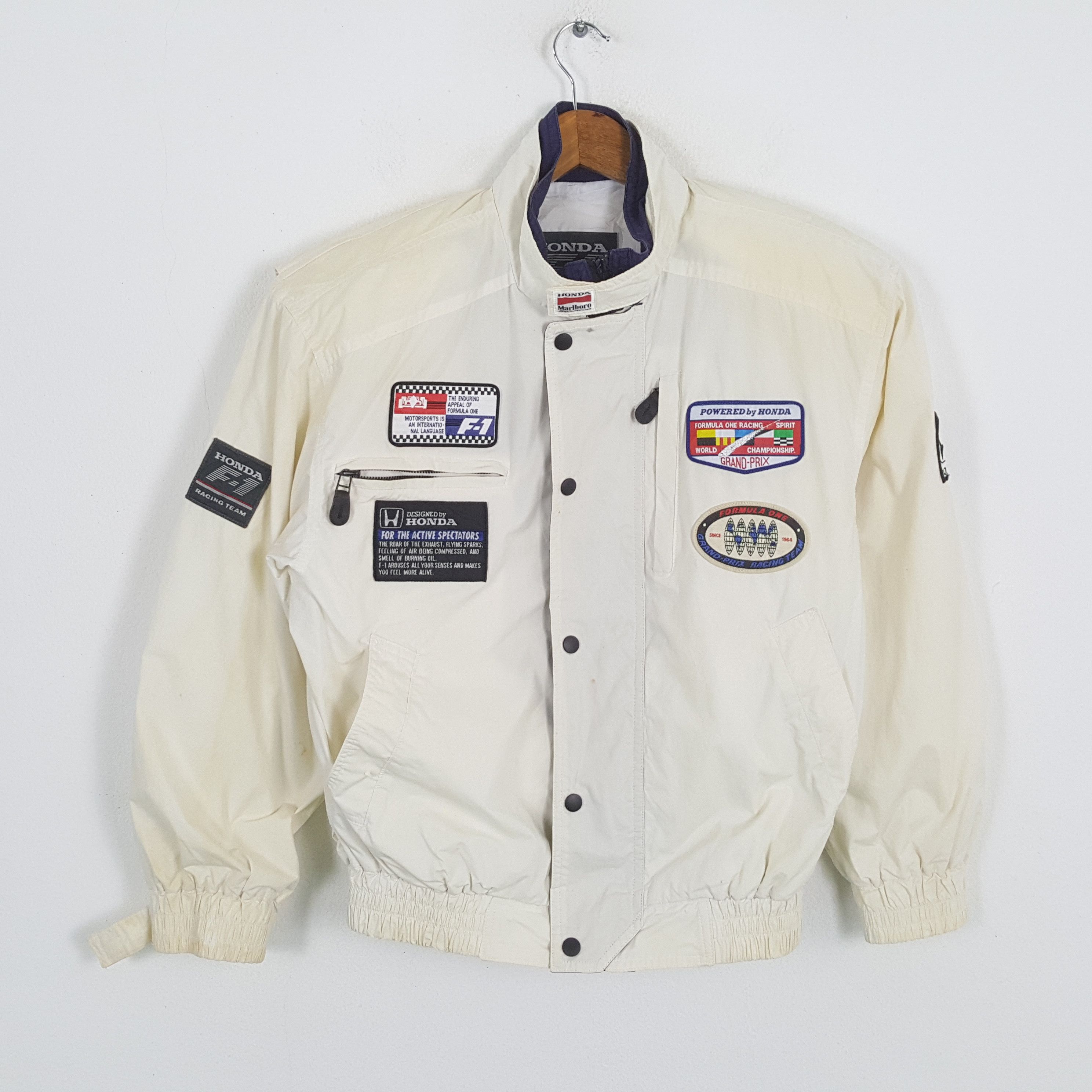 Honda × Japanese Brand × Vintage Vintage HONDA F1 Japanese Motorsports Racing Jacket Size US L / EU 52-54 / 3 - 1 Thumbnail