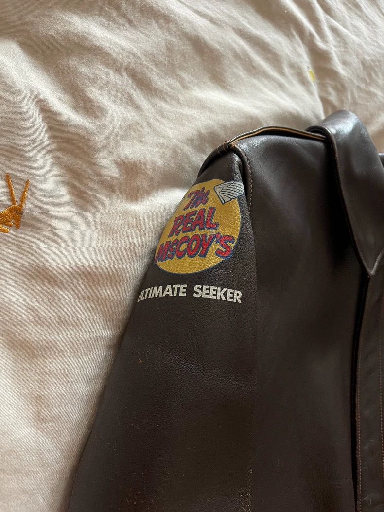 The Real McCoy's The Real McCoy Hand-Painted A2 Flight Jacket Size US M / EU 48-50 / 2 - 3 Thumbnail