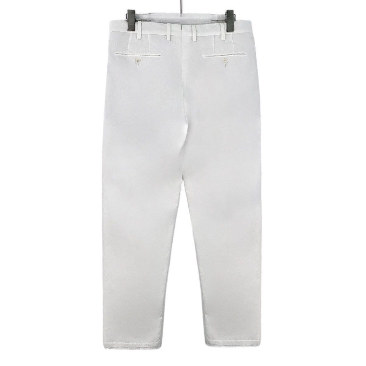 Loro Piana Loro Piana White Cotton Casual Pants K26WX Size US 32 / EU 48 - 2 Thumbnail