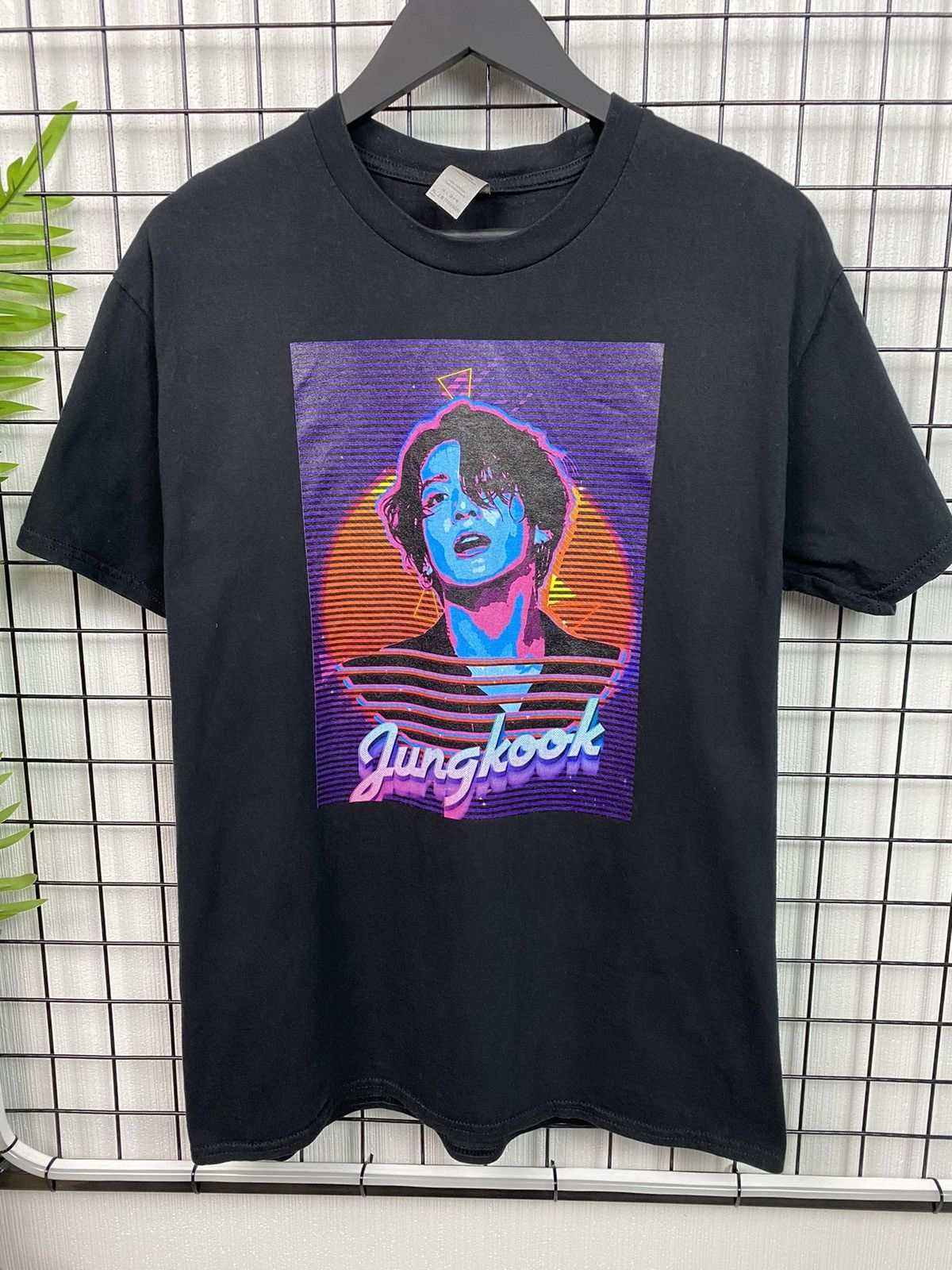 Other Rare Jungkook T shirt BTS K Pop Men Black XL Size US XL / EU 56 / 4 - 1 Thumbnail