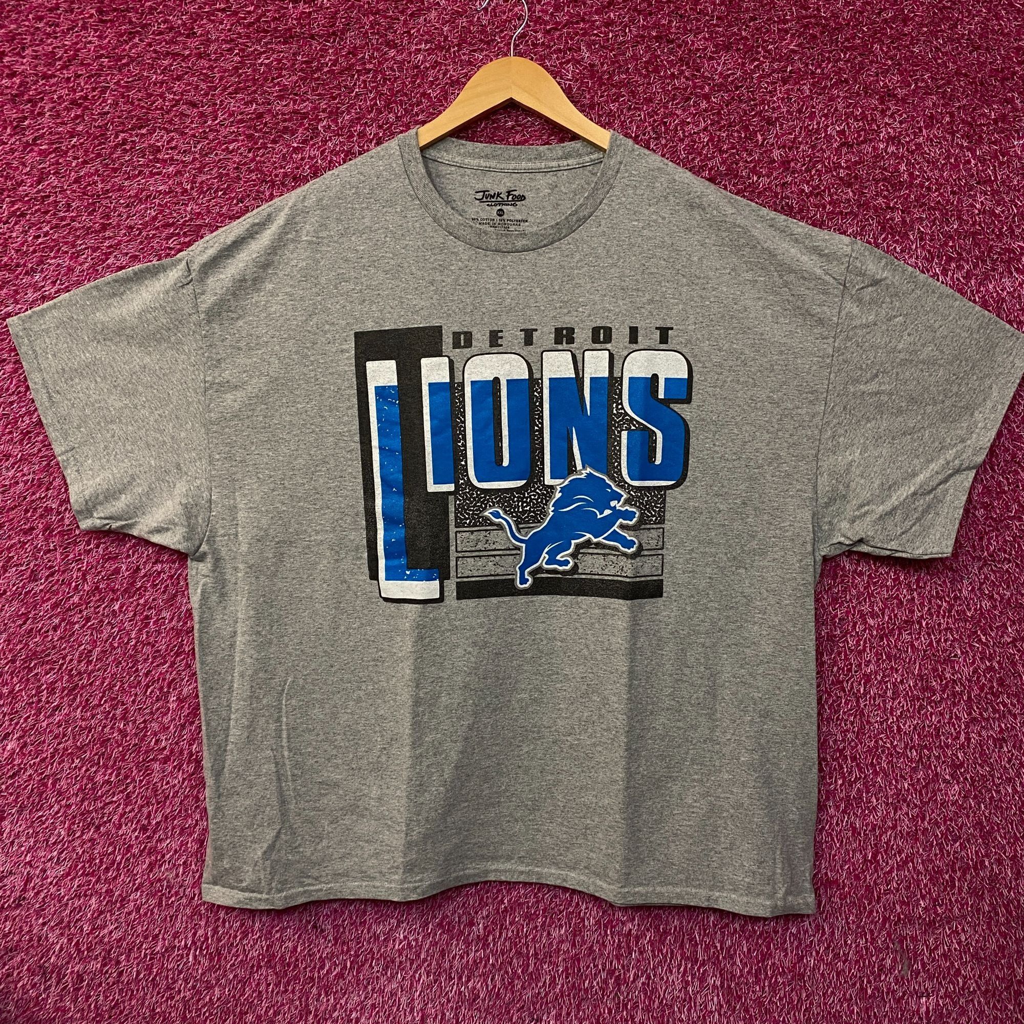 Junk Food Junk Food Clothing NFL Detroit Lions Complete T-Shirt 2XL Size US XXL / EU 58 / 5 - 1 Thumbnail