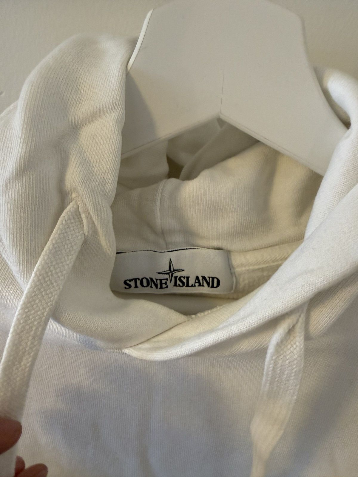Stone Island Stone Island White Hoodie with Compass Patch Size US M / EU 48-50 / 2 - 4 Thumbnail