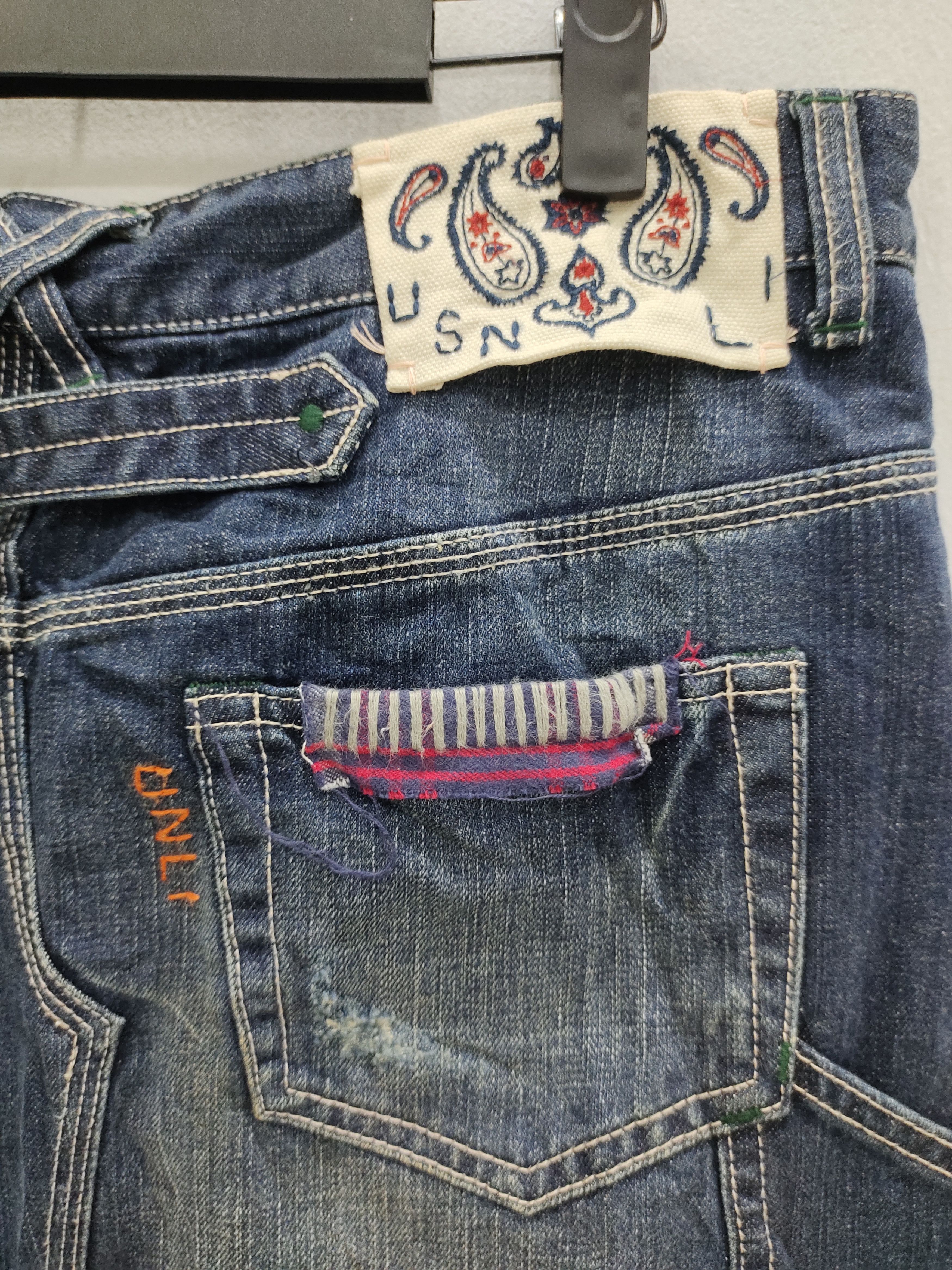 Japanese Brand If six was nine style Maxi Denim Skirt Size 33" - 6 Thumbnail