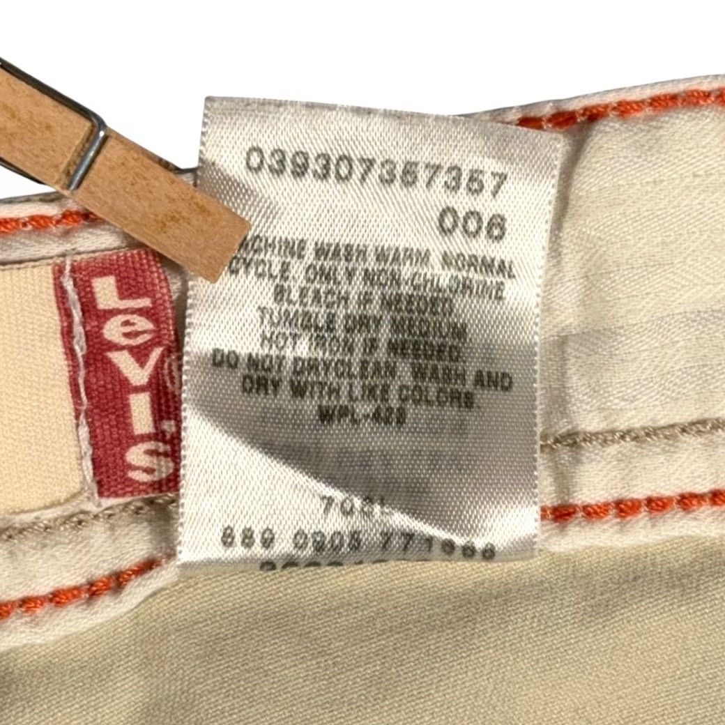 Levi's VINTAGE Levi's Cargo Shorts Mens 34 Brown Cotton Khaki Tan Utility Baggy Y2K Size US 34 / EU 50 - 5 Thumbnail