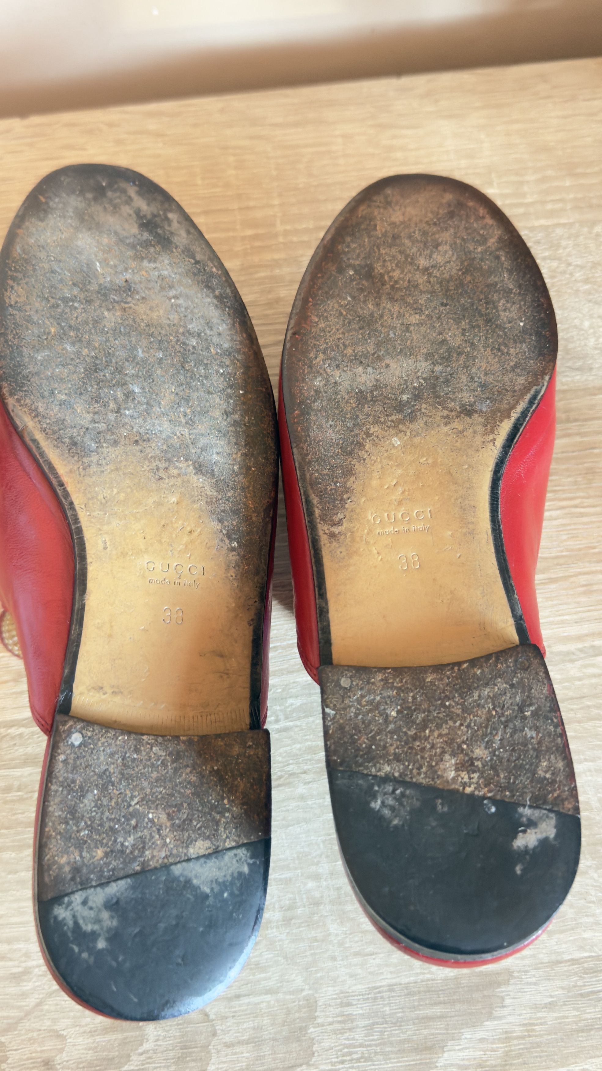 Gucci 🔥 Gucci clogs princetown horse red leather size 8 Us 38 eu Size US 8 / IT 38 - 14 Thumbnail