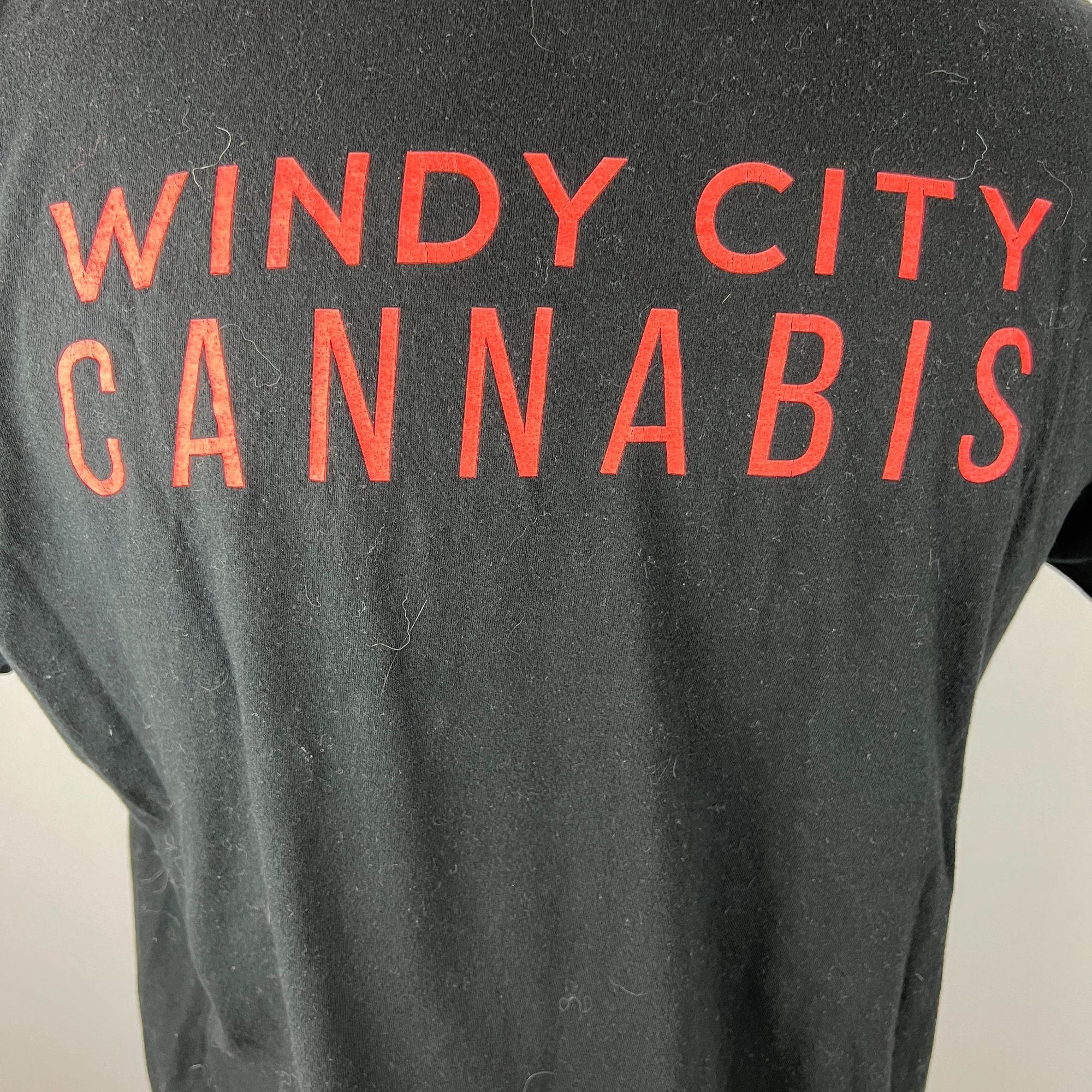 Gildan Windy City Cannabis Chicago IL XL T-Shirt Shirt Size US XL / EU 56 / 4 - 4 Thumbnail