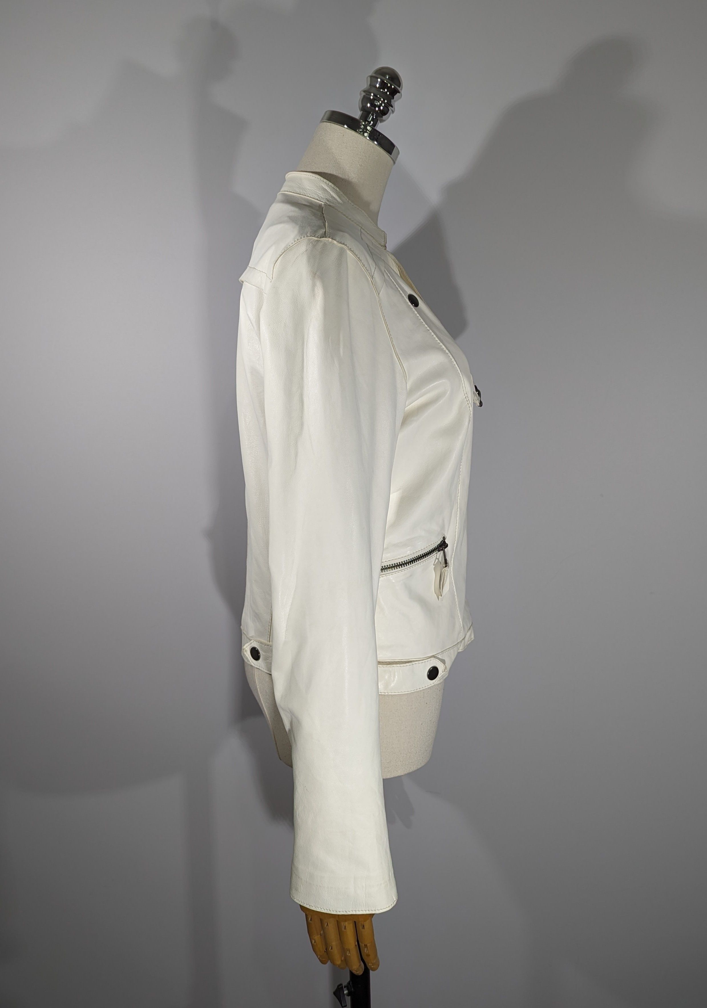 Leather Graham & Spencer Made In USA Leather Jacket Luxury Brand Size M / US 6-8 / IT 42-44 - 14 Thumbnail