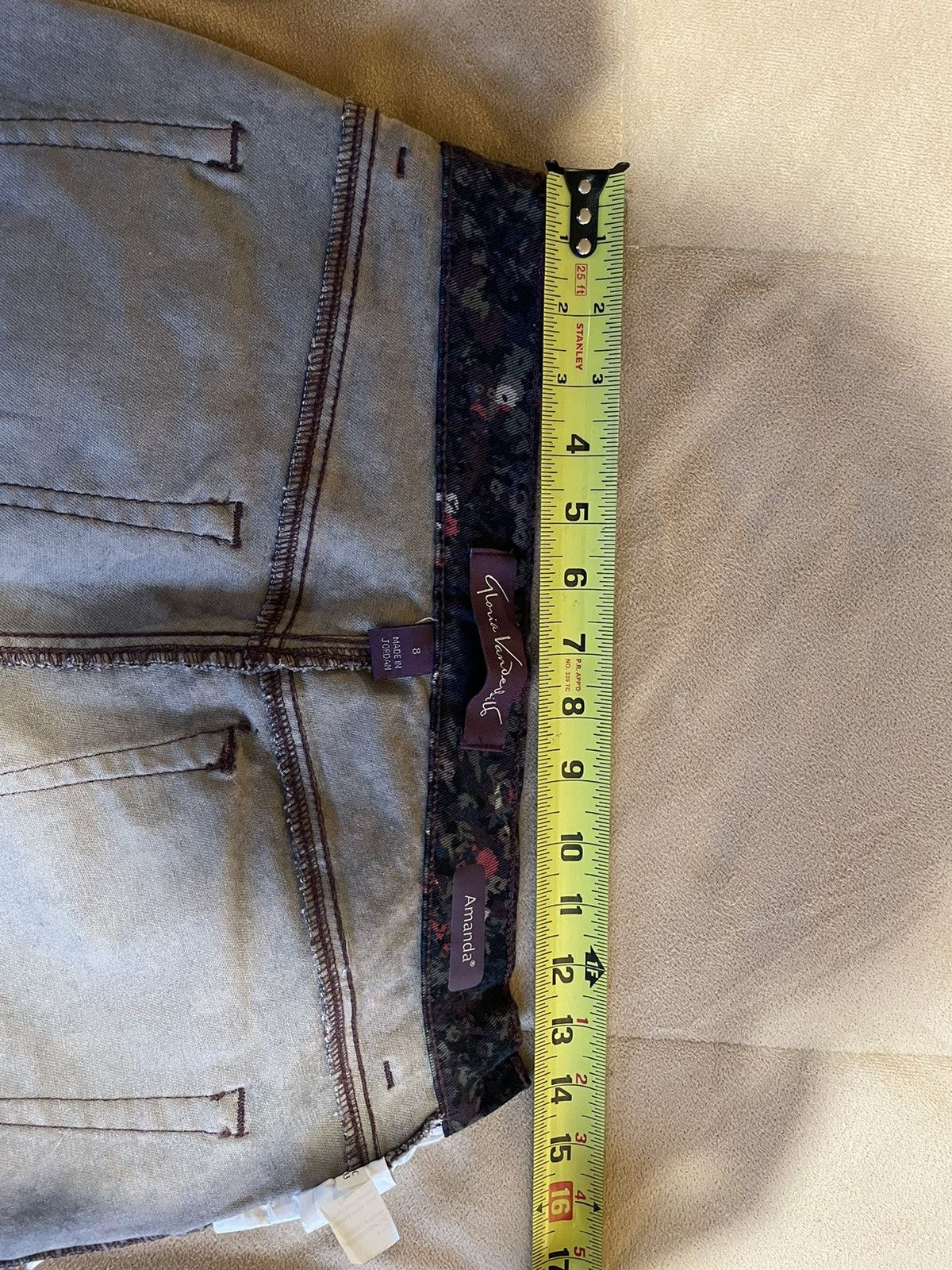 Gloria Vanderbilt Gloria Vanderbilt Floral Denim Pants Size 28" / US 6 / IT 42 - 9 Thumbnail